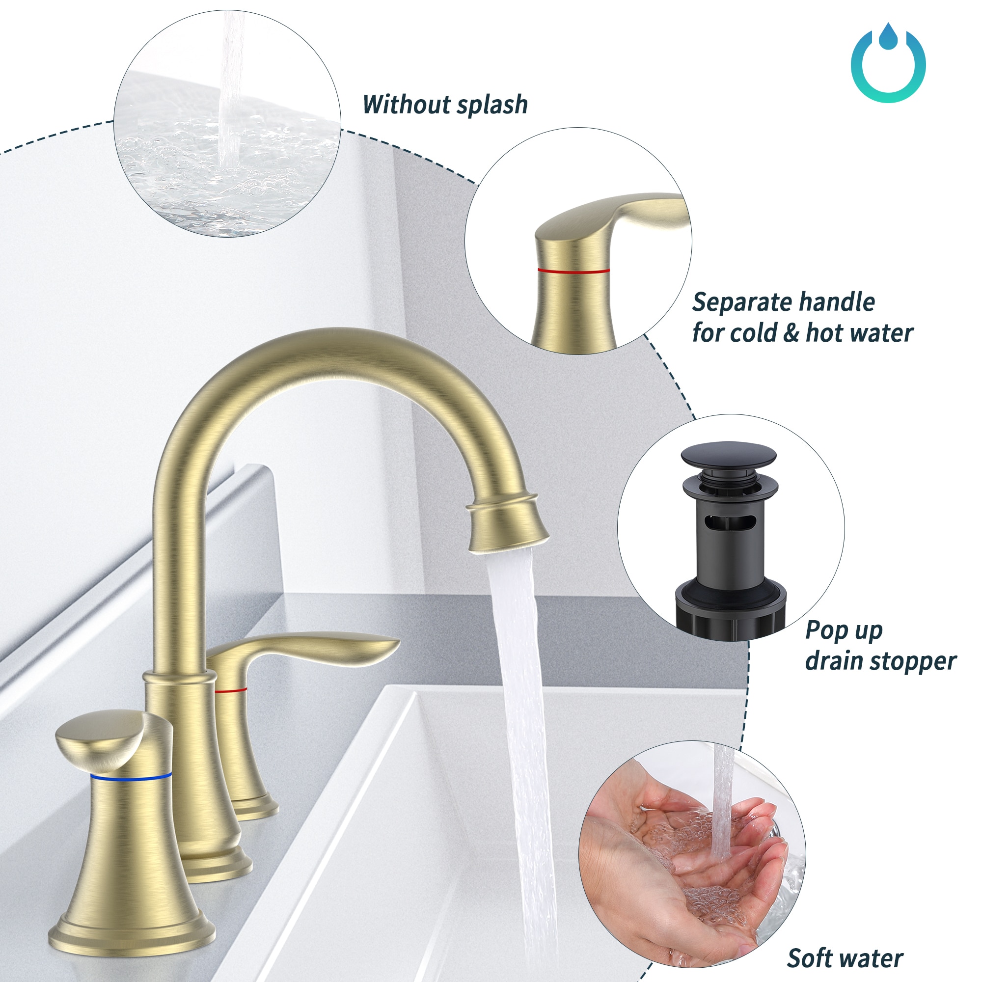 FORIOUS LL03182G-F Lavatory-Faucets - View #2