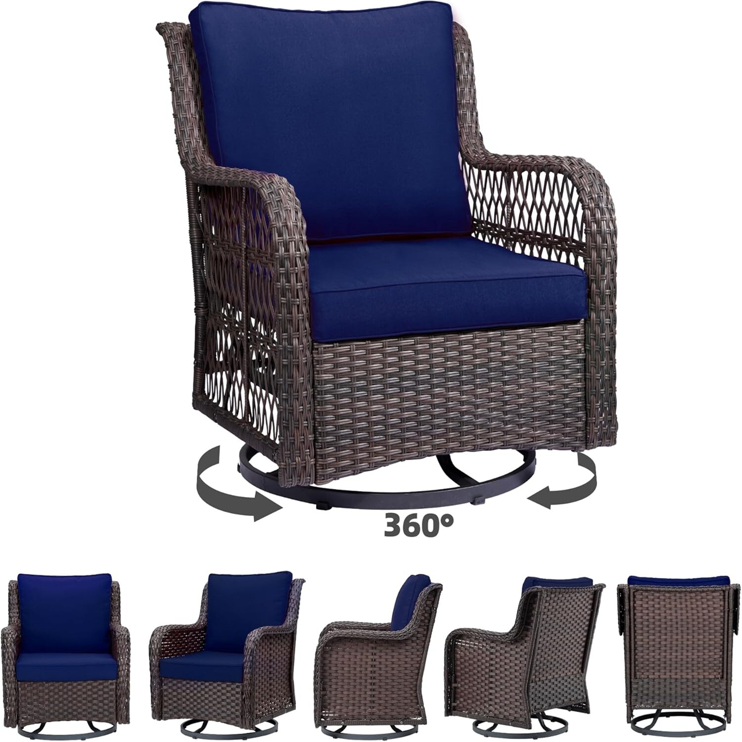 Garvee LSHQQPPG-33BRFVHV Patio-Chairs - View #4