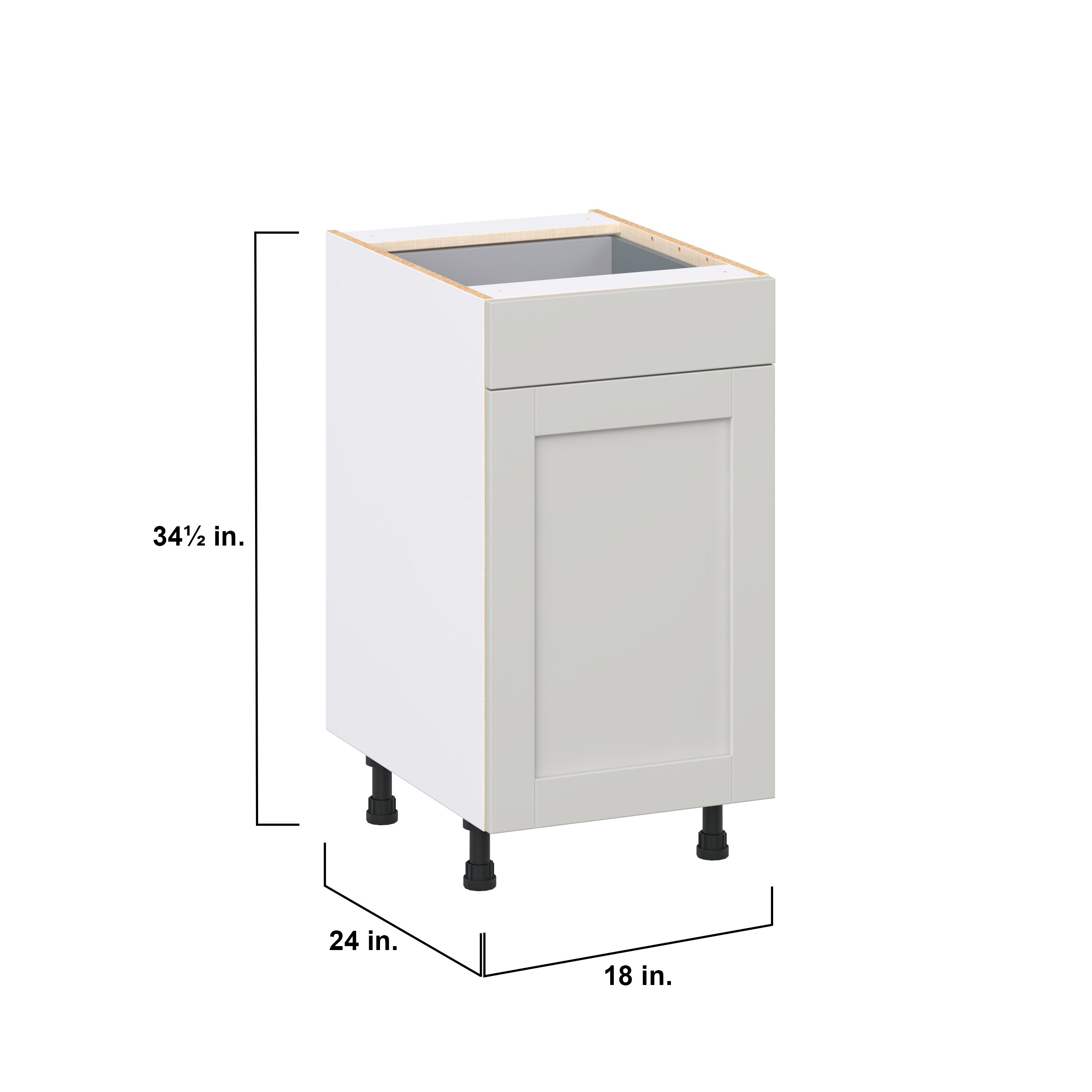 Hugo&Borg DSB18(L/R)-CH Cabinets-Kitchen - View #4