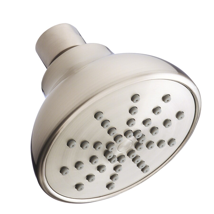  D460043BN Topanga Brushed Nickel Round Fixed Showerhead Shower Head 2-GPM (7.6-LPM)