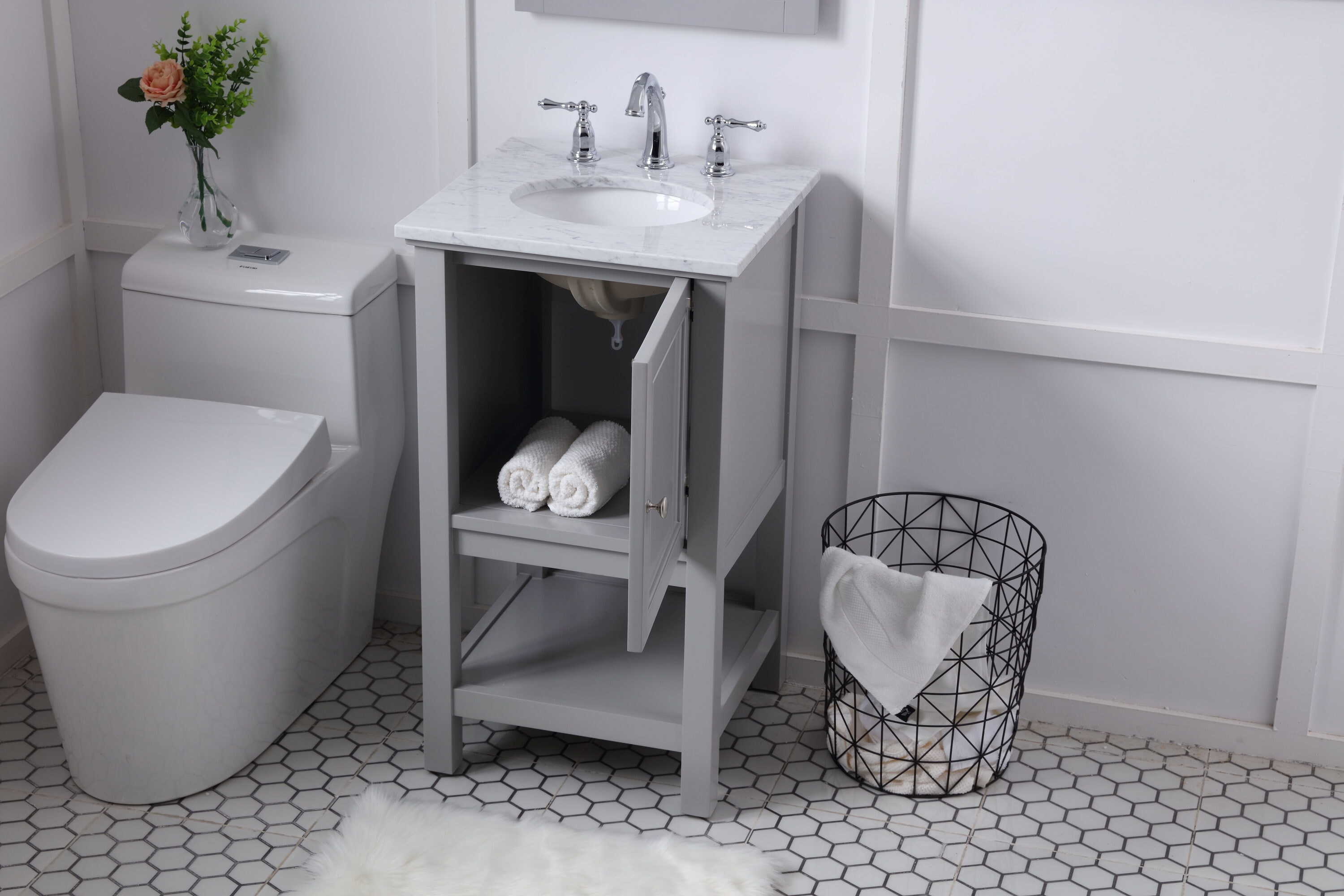 Elegant Decor HF81057GR Bath-Vanity-Combo - View #3