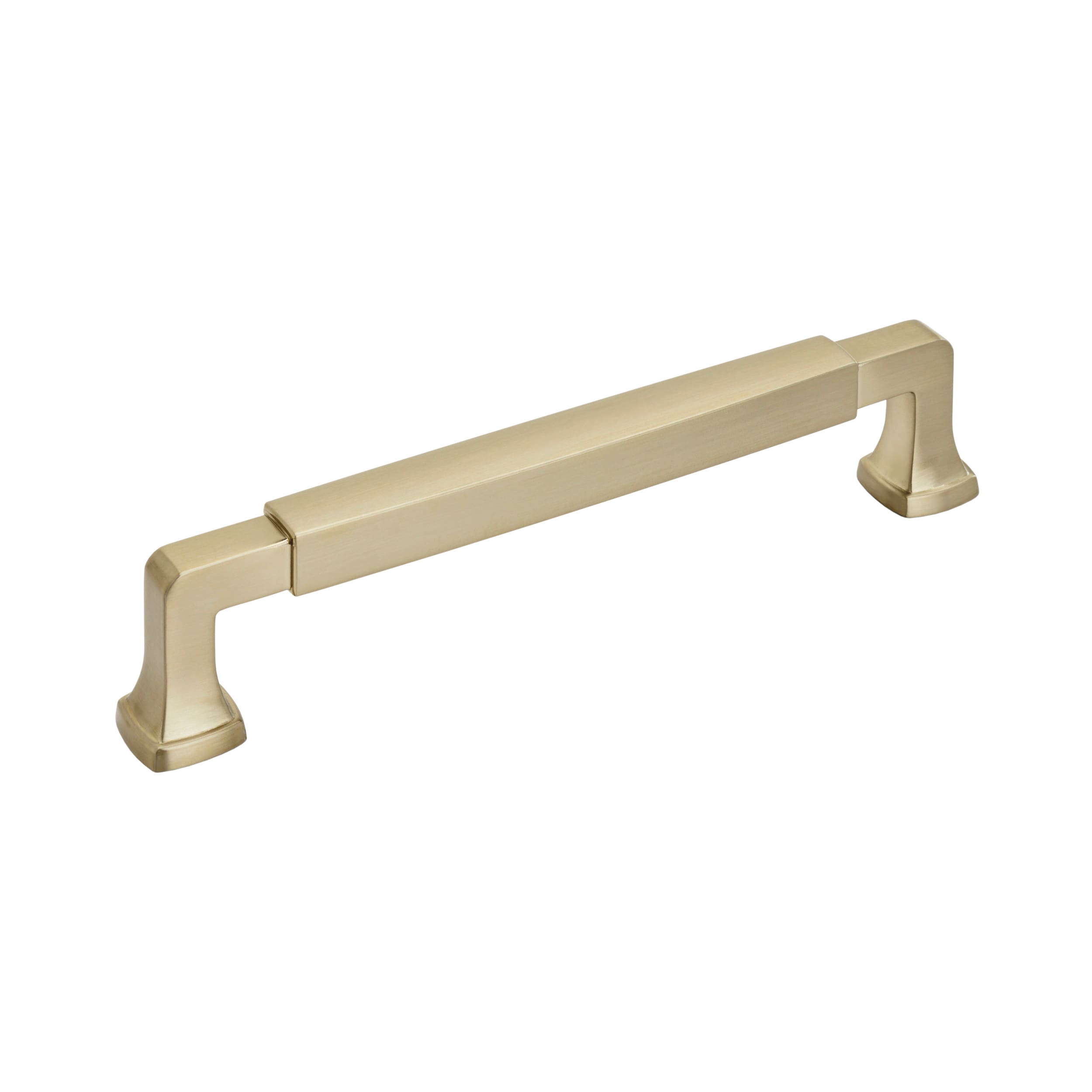 Amerock BP36889BBZ Stature 6-5/16-in , 160mm Center to Center Golden Champagne Rectangular Bar