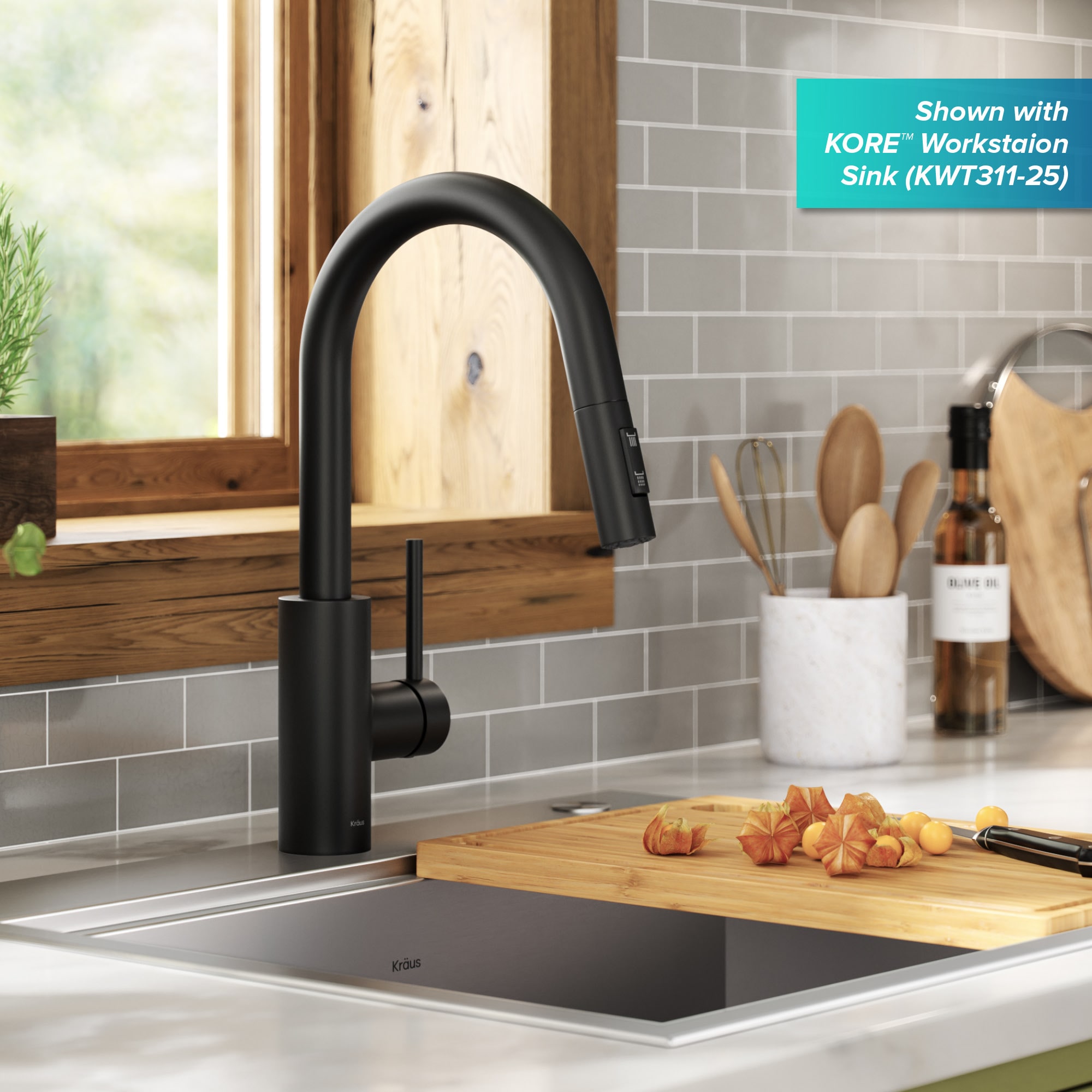 Kraus KPF-2620MB Kitchen-Faucets - View #4