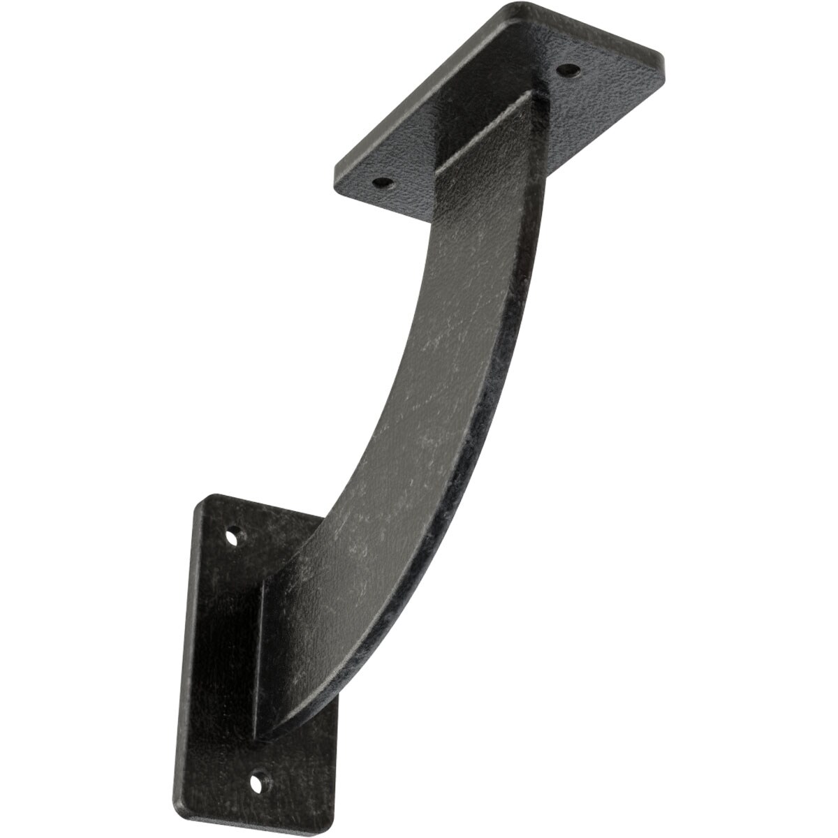 Ekena Millwork BKTM02X07X07BRASV Bradford 7-in x 2-in x 7-in Gray Steel Countertop support bracket