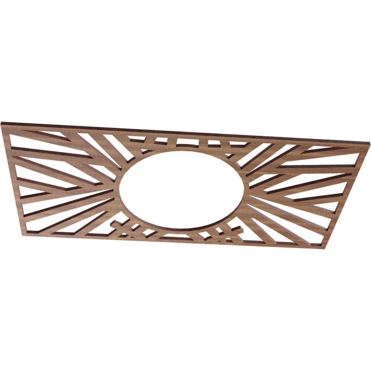 Ekena Millwork CMWP22X11X0250HOWA Ceiling-Medallions - View #2