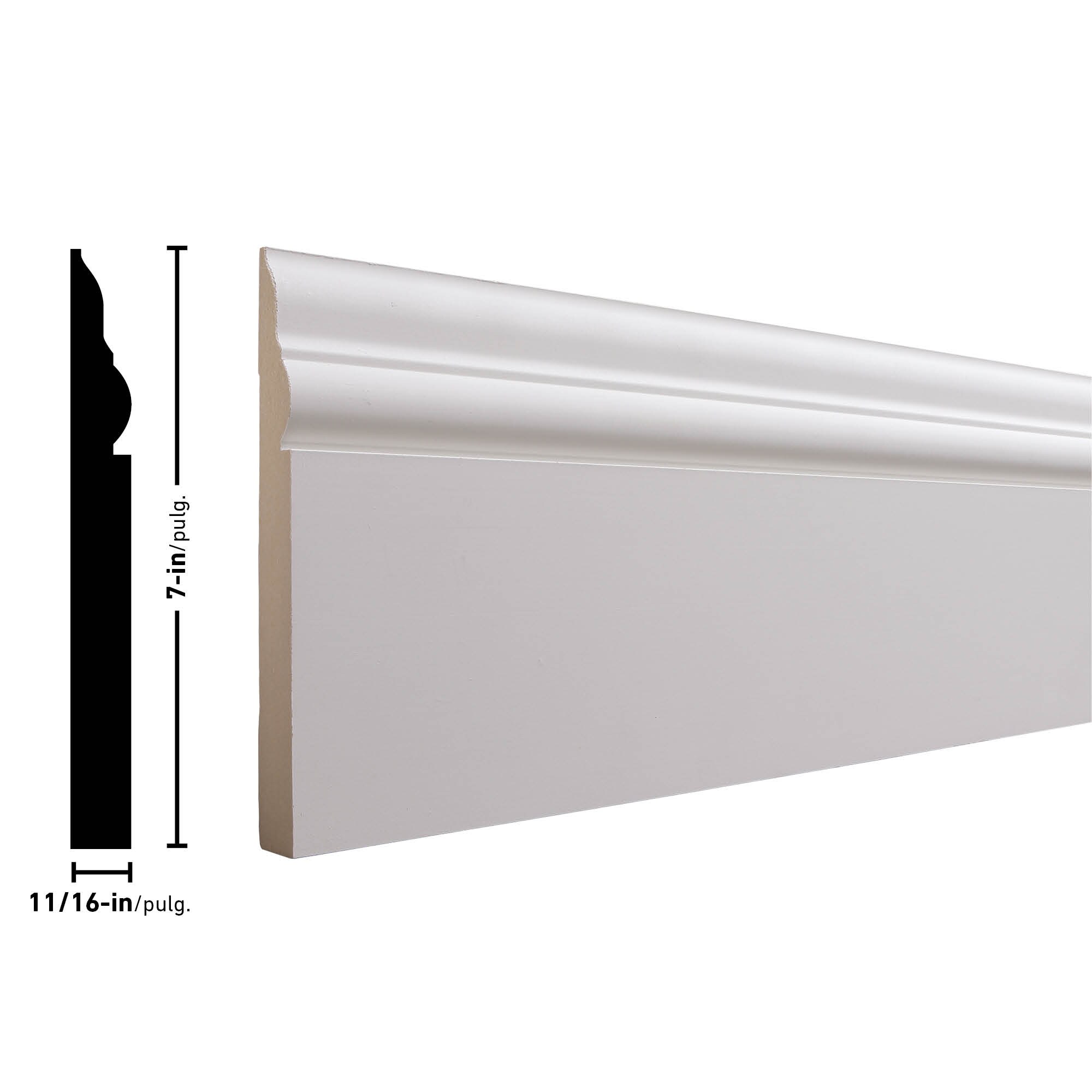 RELIABILT L BGBA 8 FBDPM Baseboard-Moulding - View #2