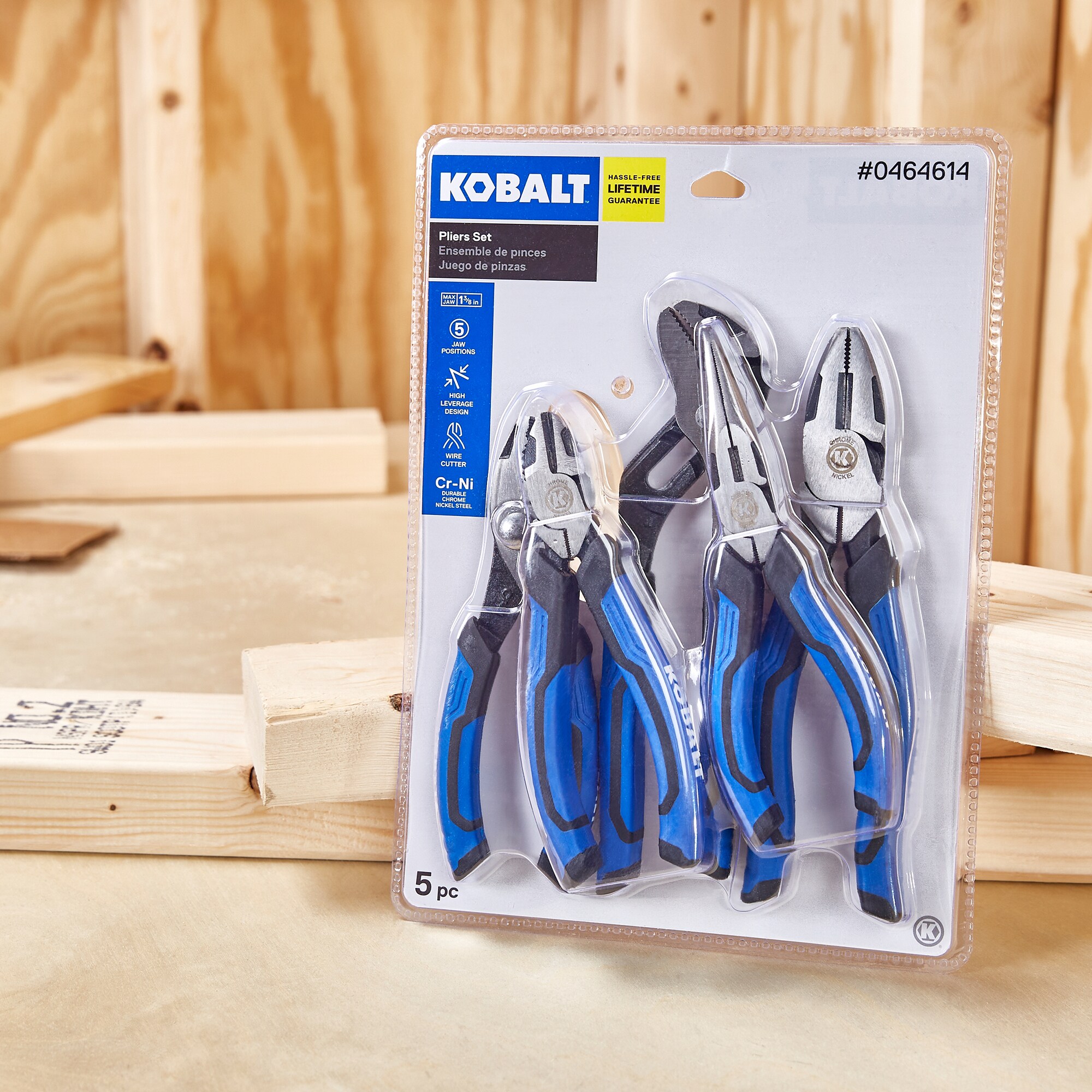 Kobalt Kobalt 5pc pliers set 5pc pliers set 5-Pack Assorted Pliers