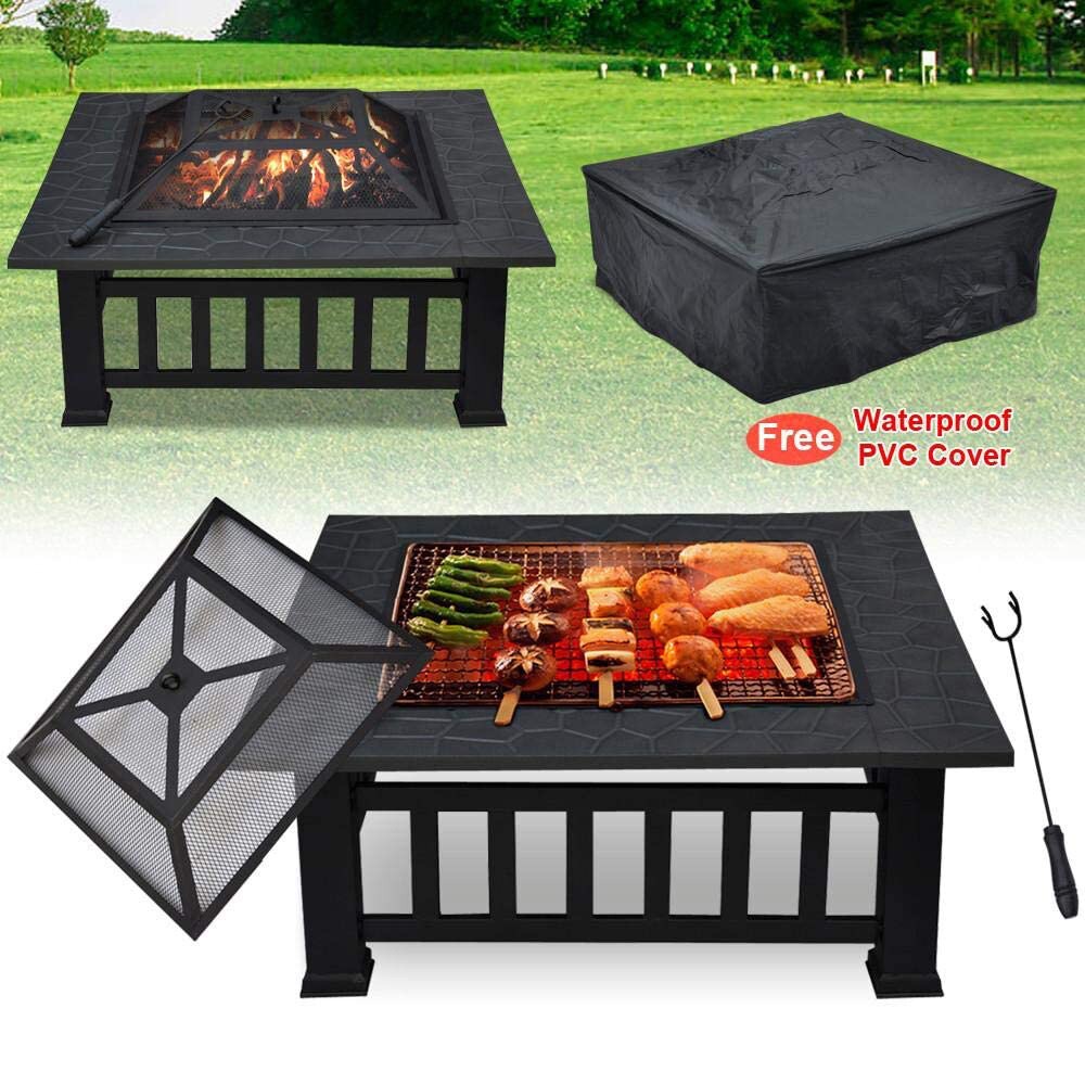 Forclover ALBA-9LAFP Outdoor-Woodburning-Firepits - View #4