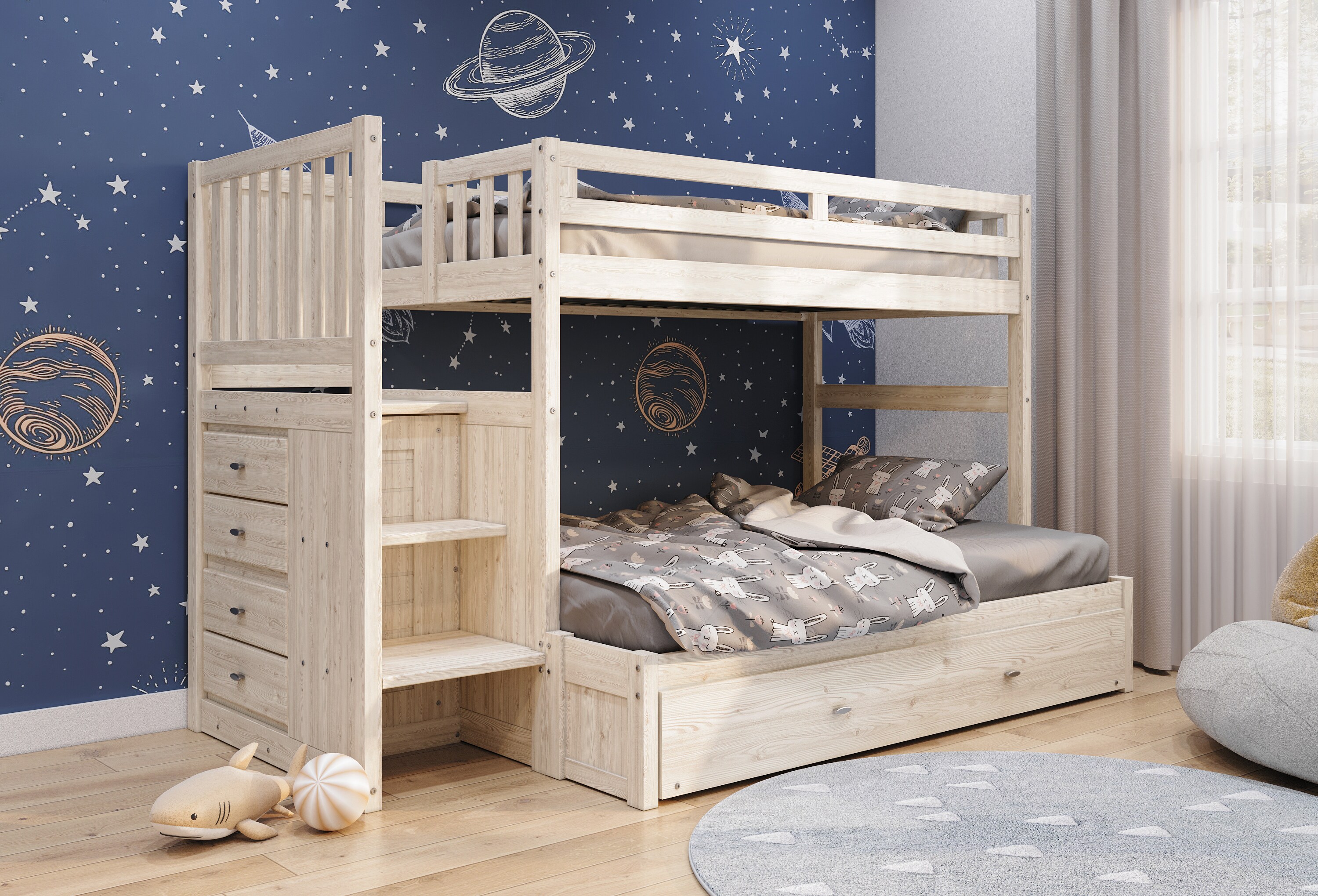 A Furniture Classics 85217TFTRU-22 Bunk-Beds - View #2