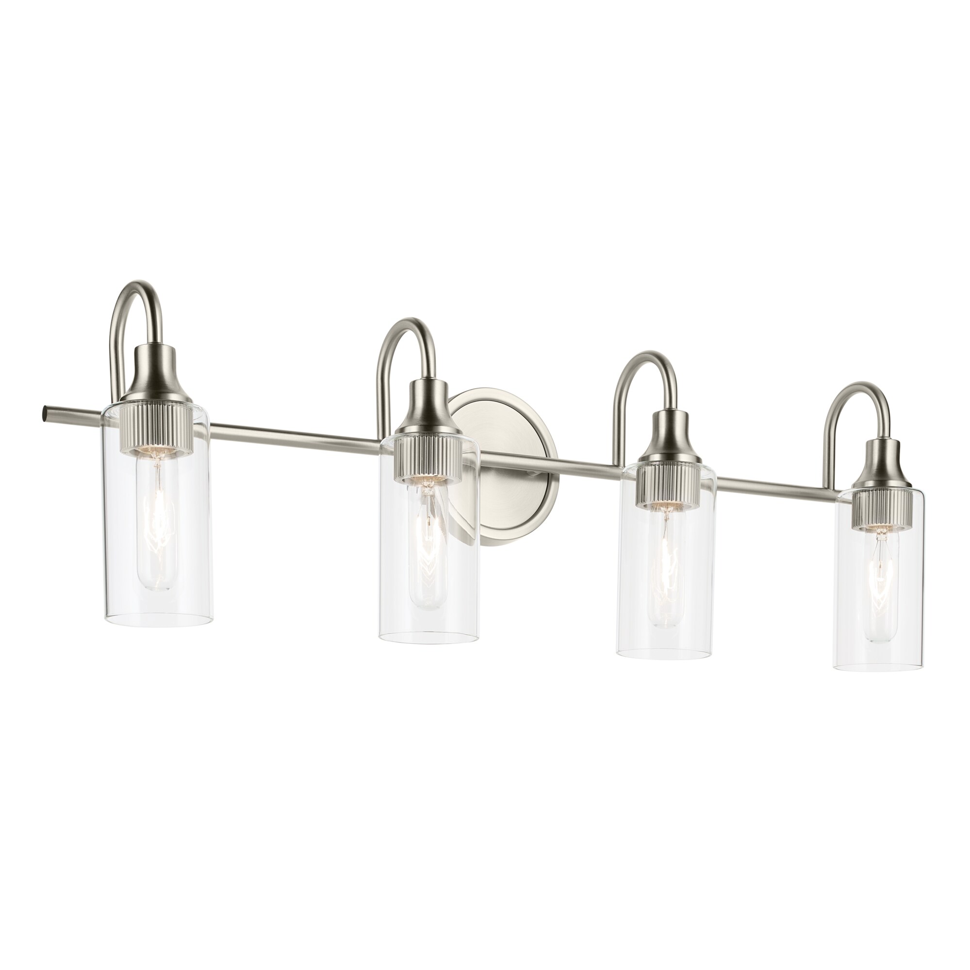 Kichler 55212NI Kavi 31.5-in 4 -Light Brushed Nickel Modern/contemporary Vanity light