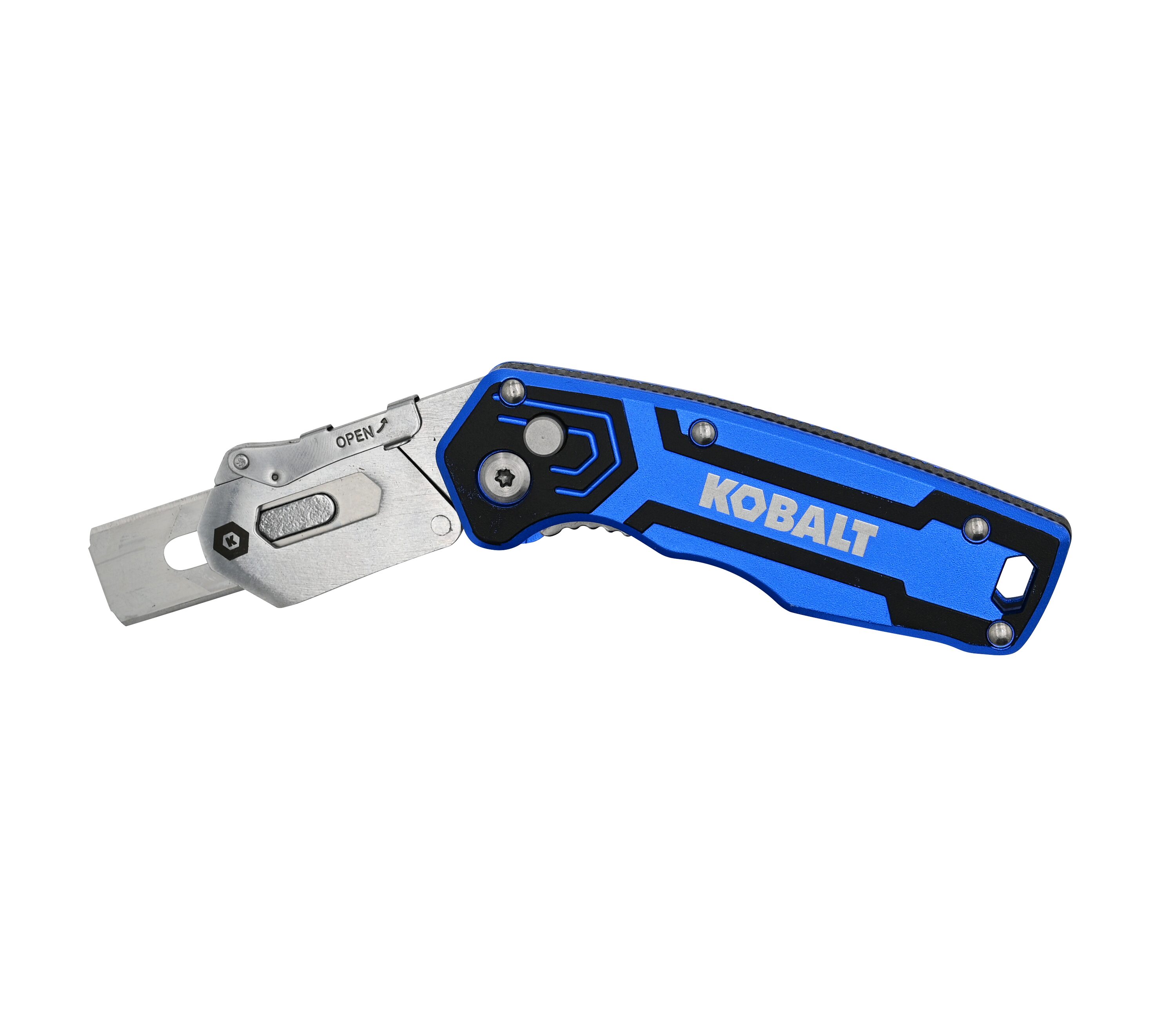 Carpet 11-Blade Folding Utility Knife with On Tool Blade Storage | - Kobalt 54357