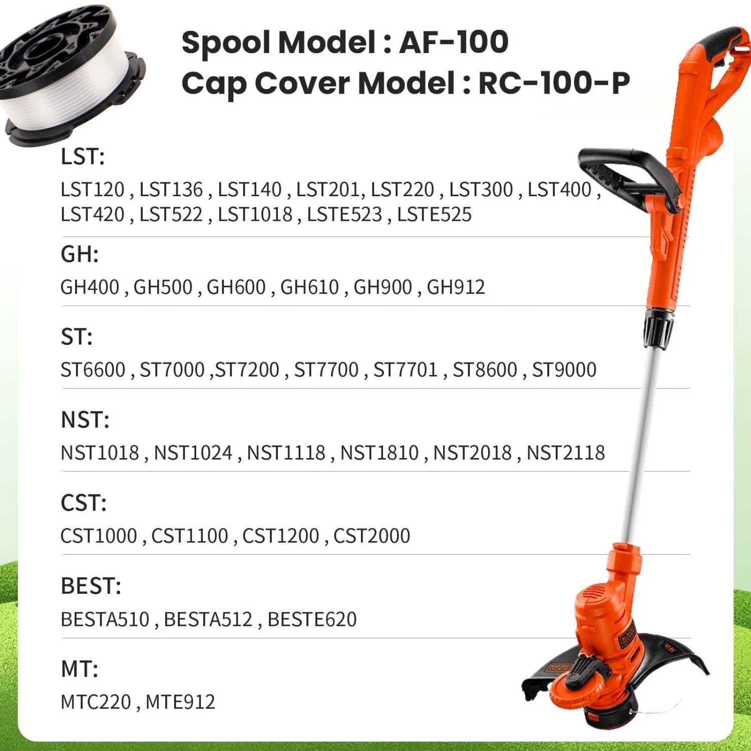 Angel Sar L2MMA56STL12 Trimmer-Line - View #2