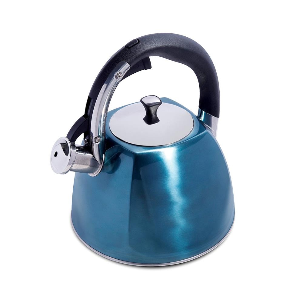 Mr. Coffee Belgrove 2.5 Quart Stainless Steel Tea Kettle, Silver