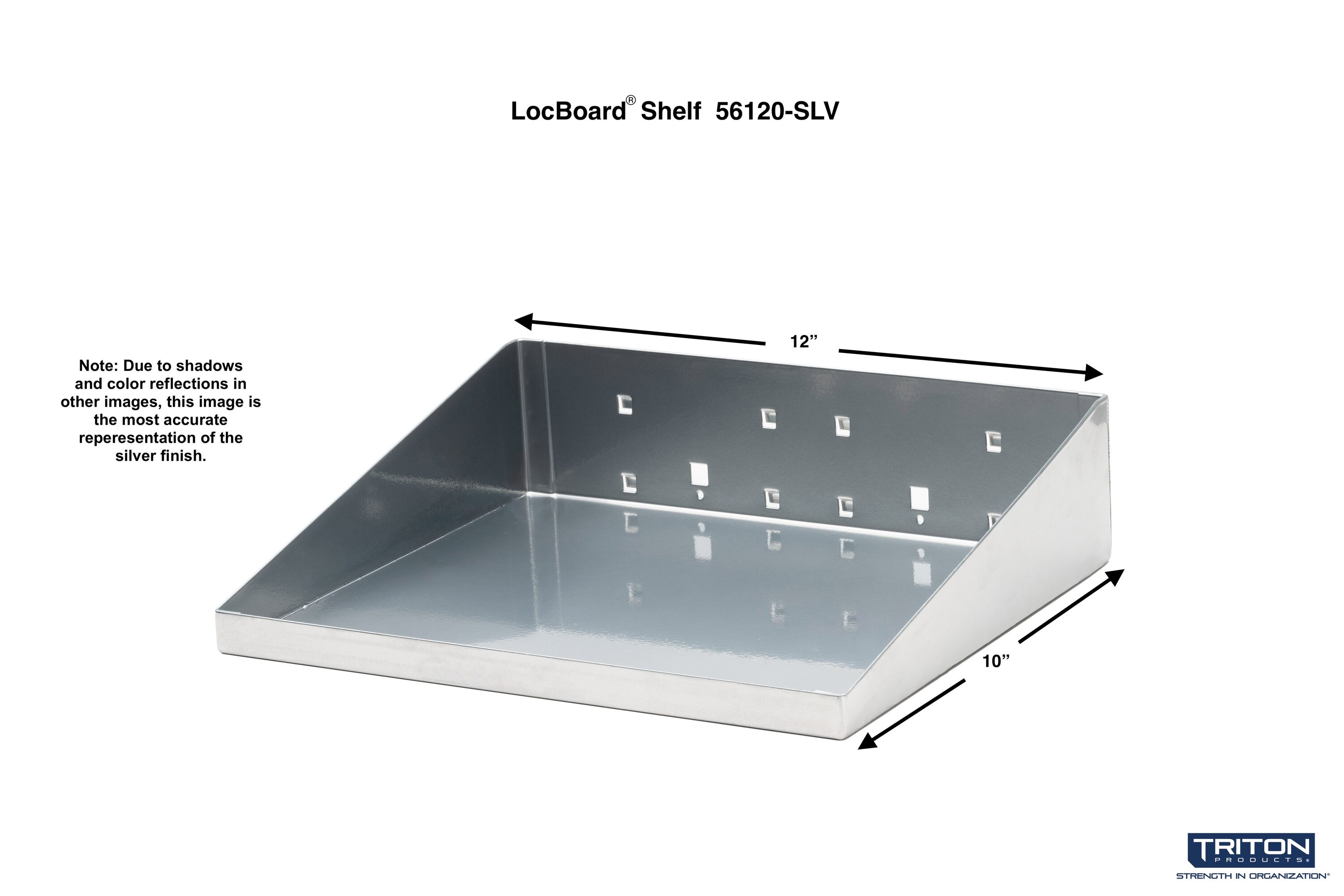 Triton Products 56120-SLV Pegboard-Acc - View #2