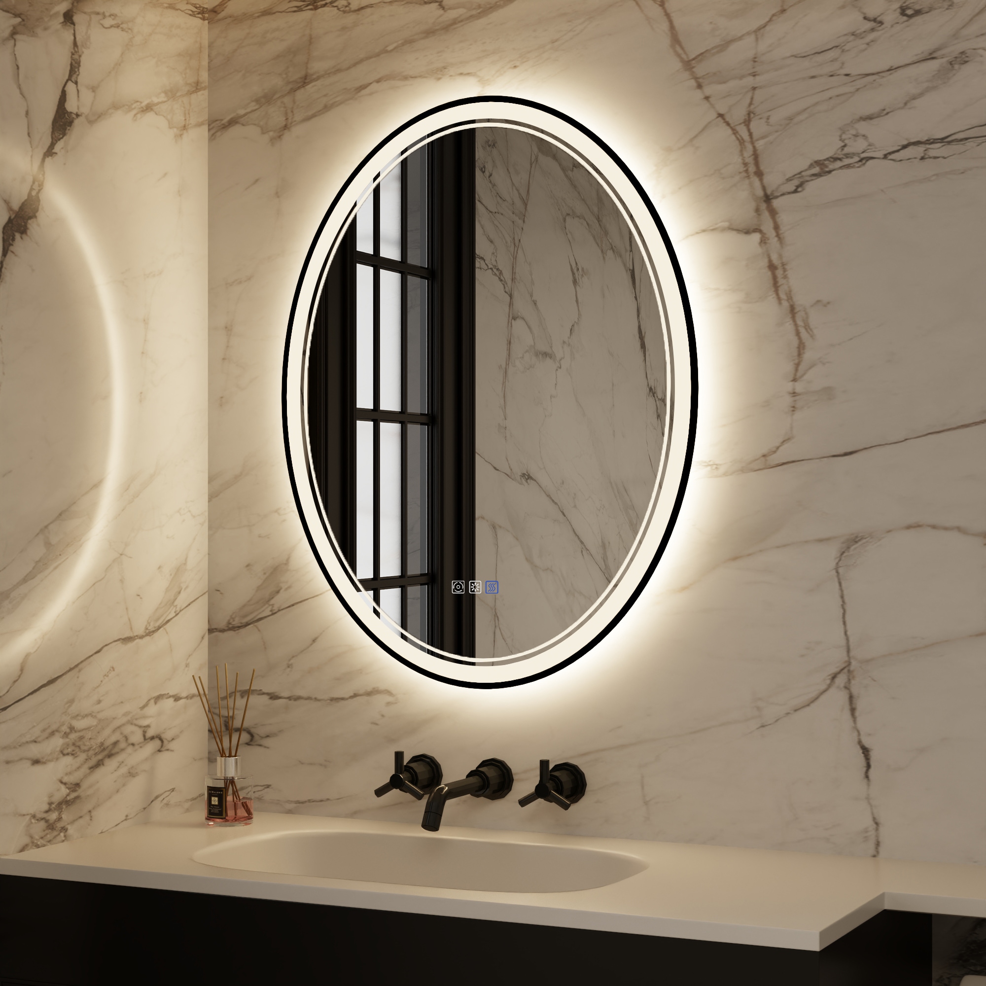 ExBrite DHBM2432BS Framed-Bath-Mirrors - View #18