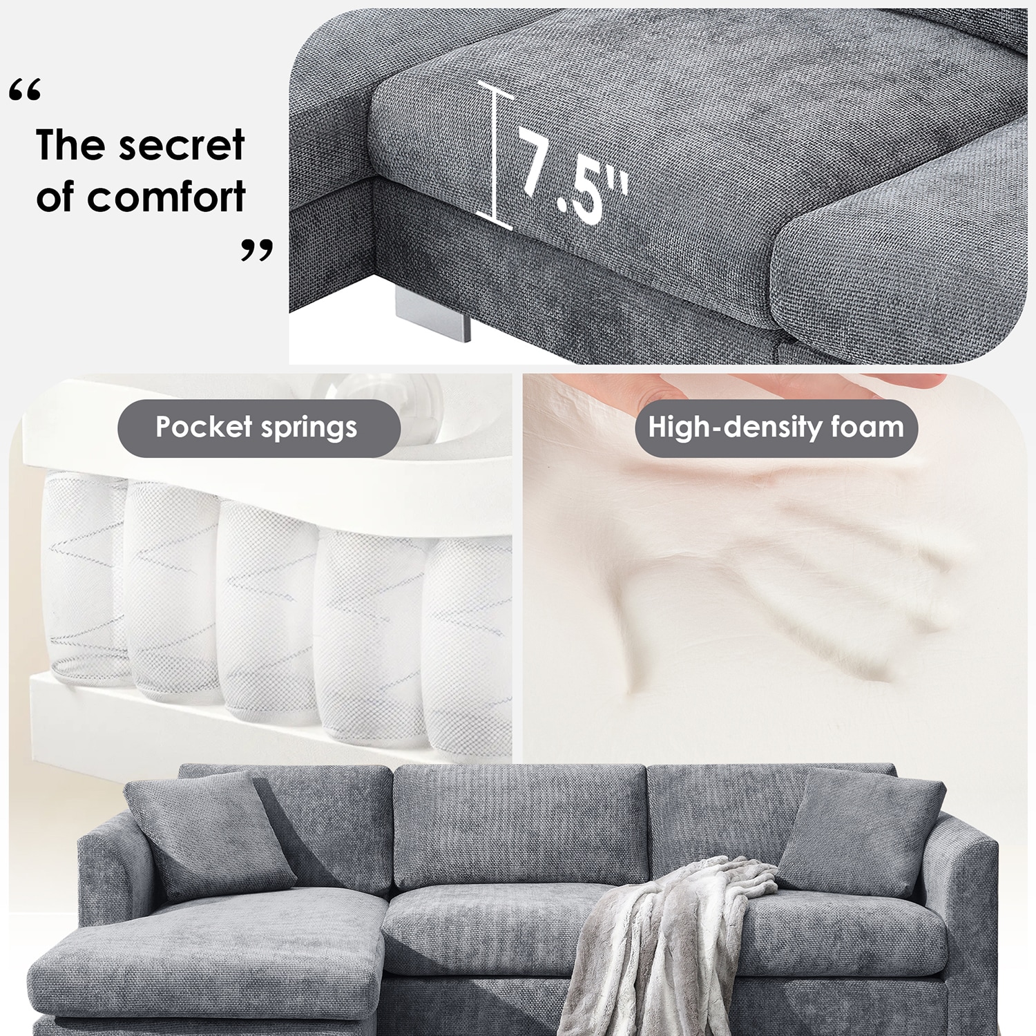 GZMR GZ-HFS9059 Sofas-Loveseats - View #5