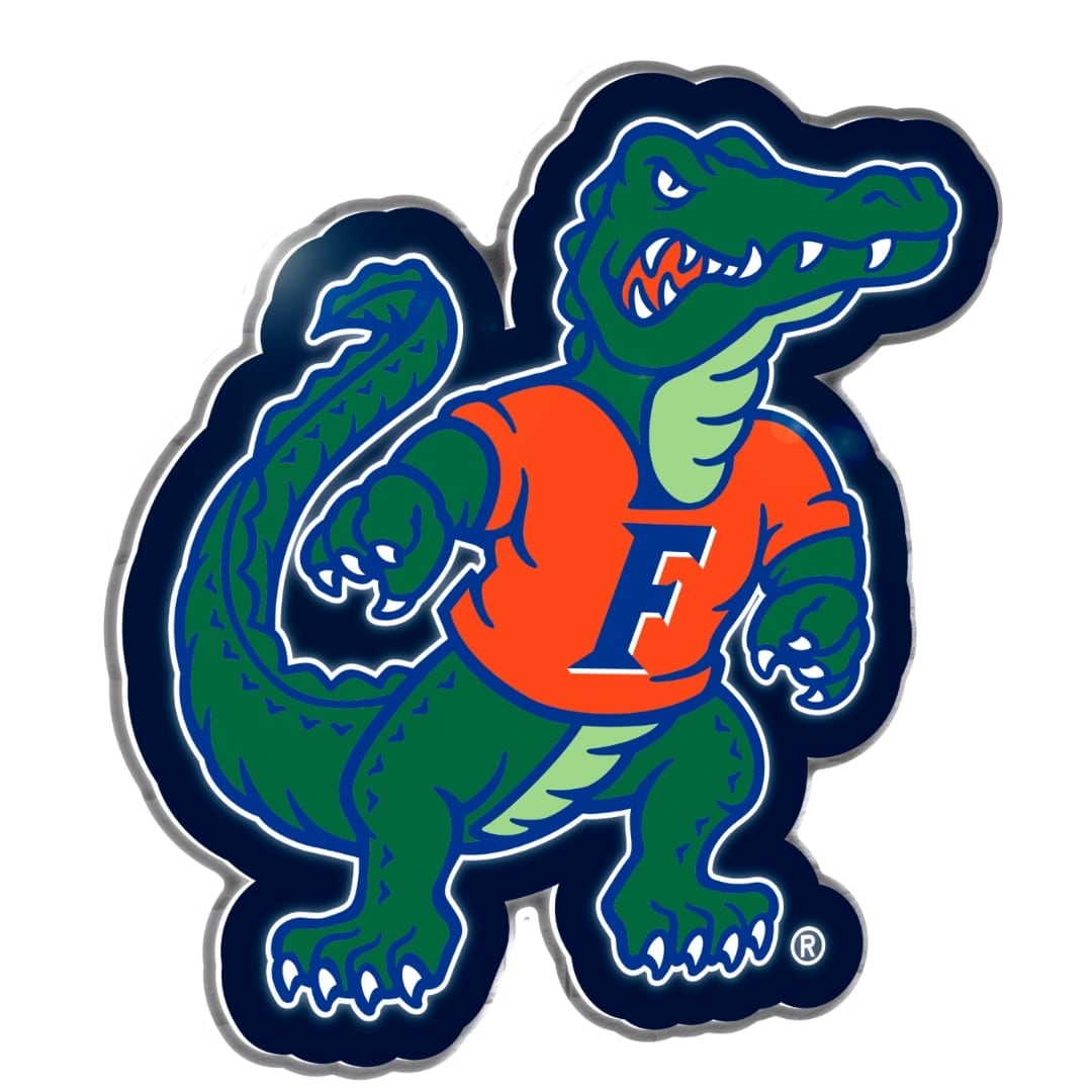 Evergreen 8LED939MAS Florida Gators 23-Inches W x 23-Inches H Acrylic Sports Wall Phrases Wall accent