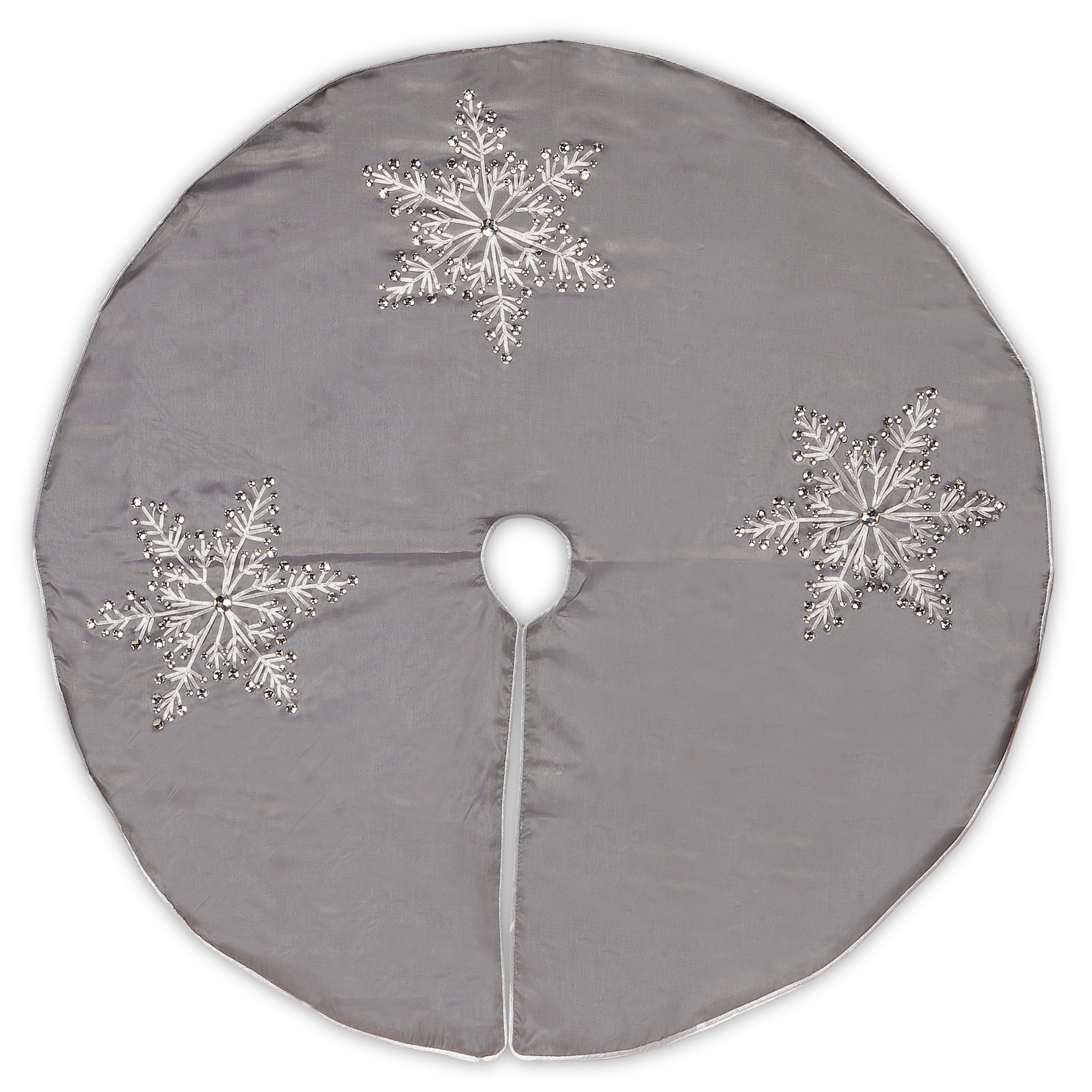 National Tree Company RAC-C30910C48-1 42-Inches Silver Tree skirt