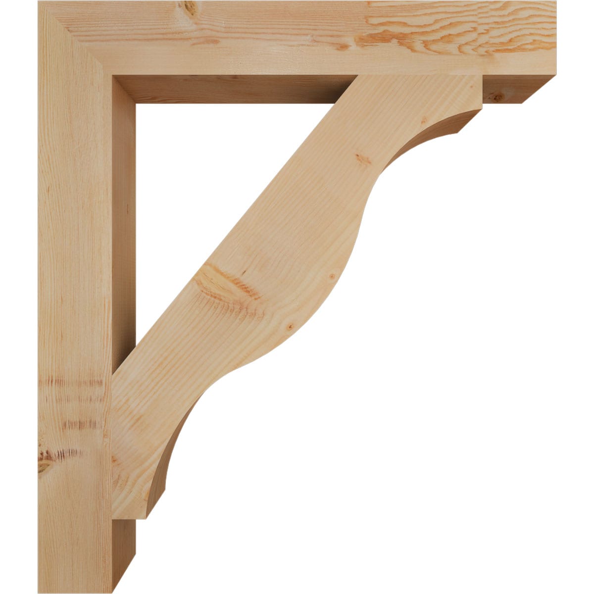 Ekena Millwork BKT06X42X48FST05SDF Exterior-Brackets-Braces - View #3