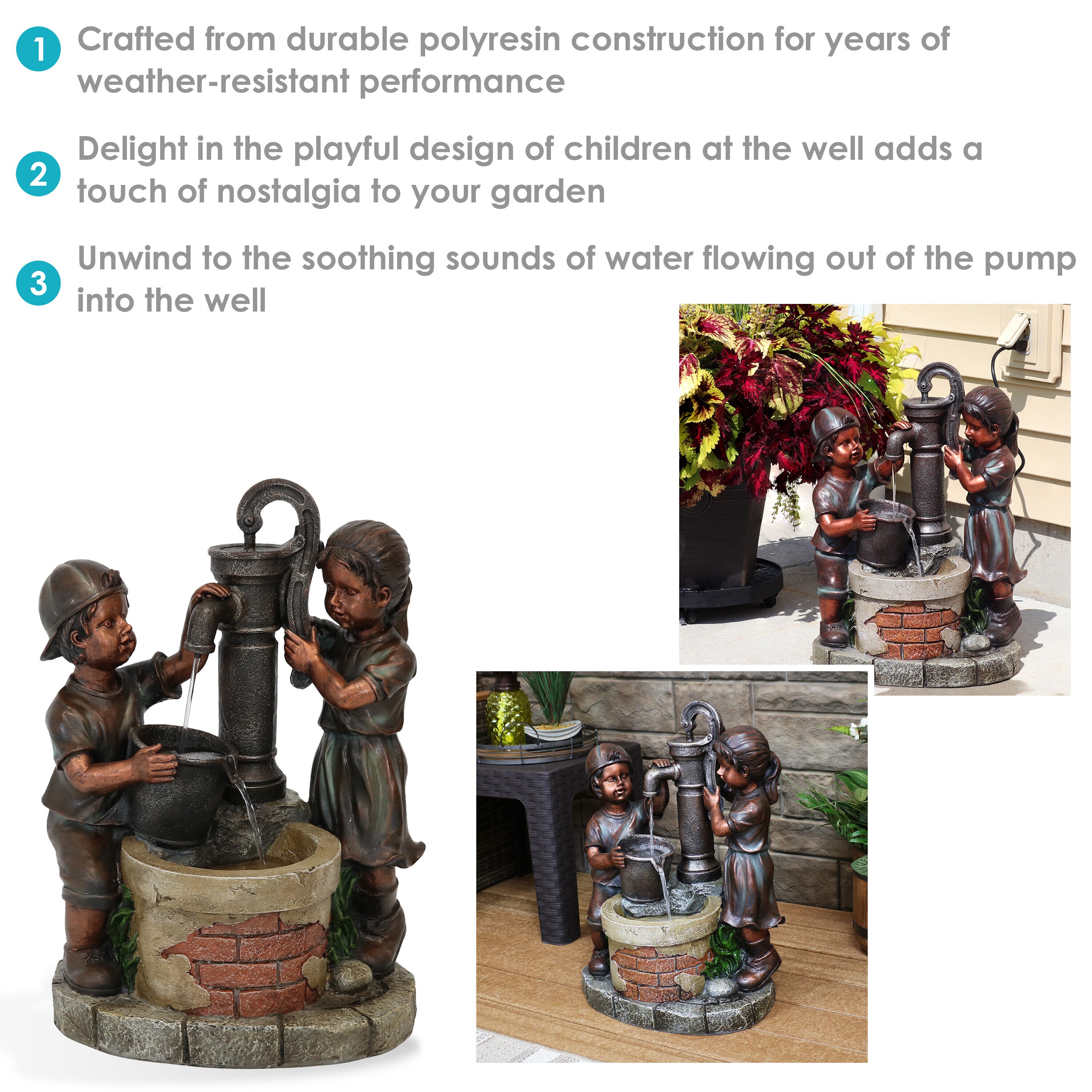 Sunnydaze Decor SSS-268 fountains - View #3