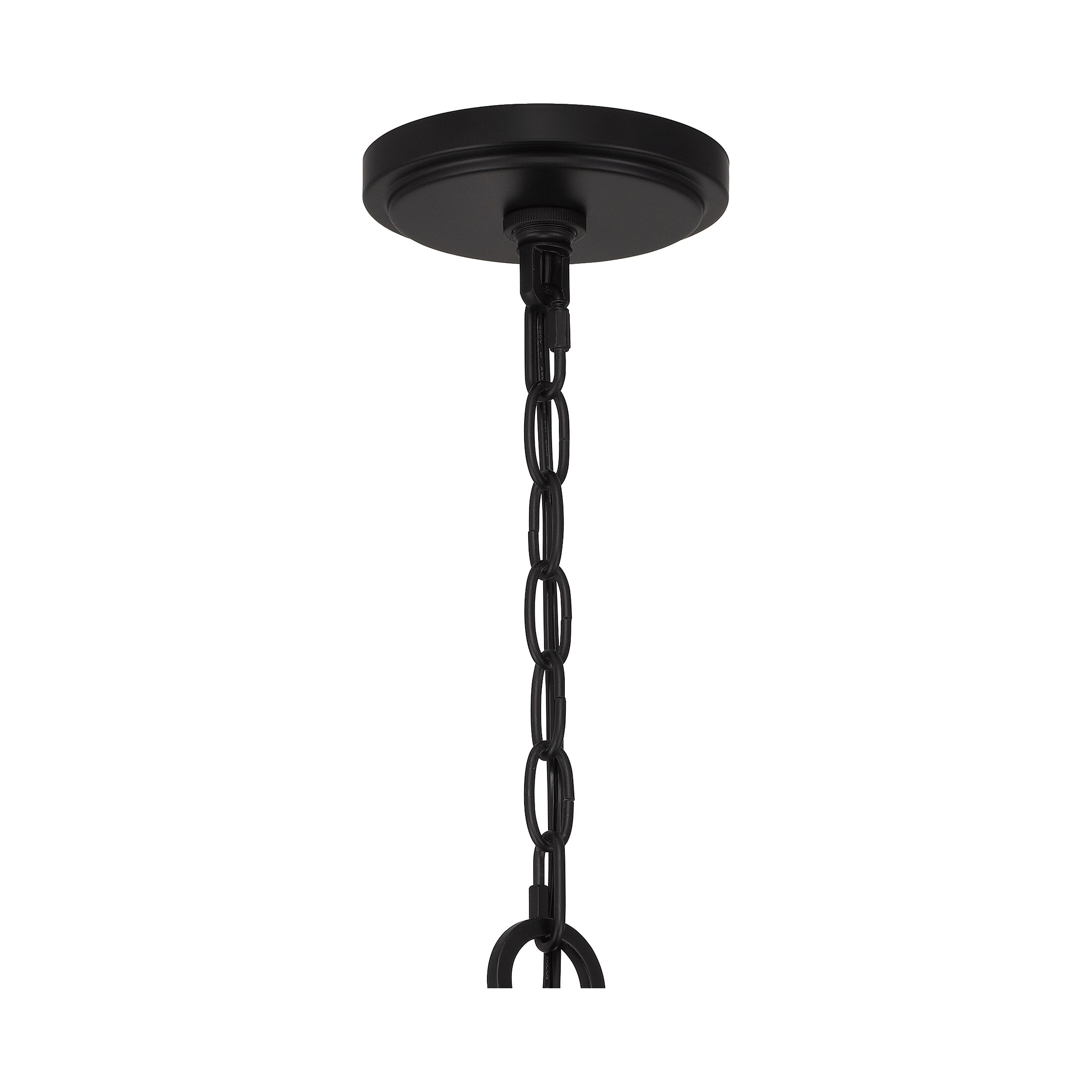 Ashley Harbour Harper 4-Light Matte Black Farmhouse Lantern Pendant ...