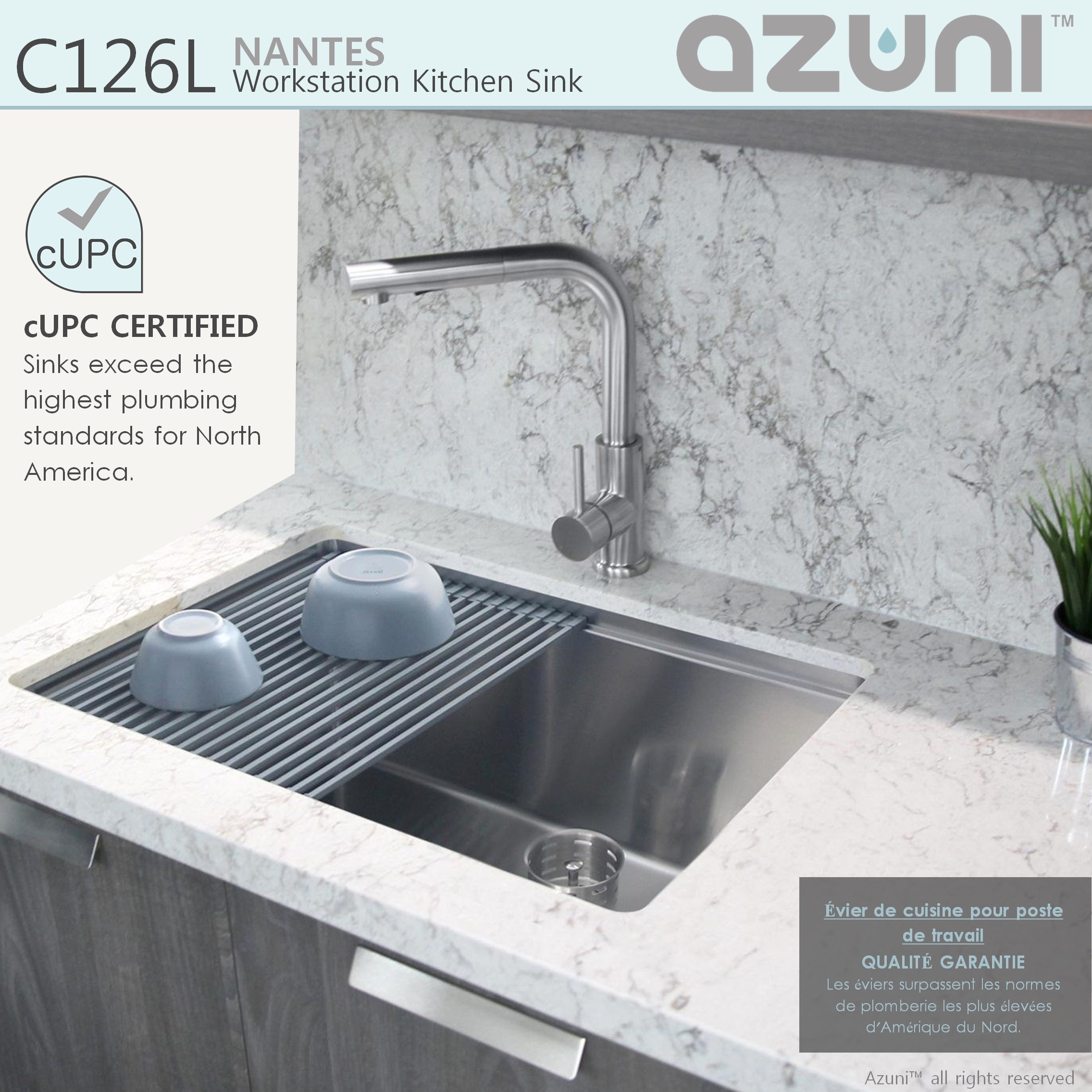 Azuni C126L1 Kitchen-Sinks - View #7