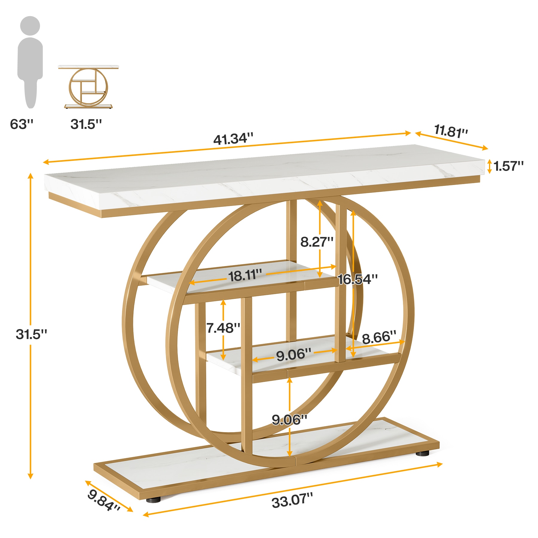 Tribesigns LWFD-C0770 Console-Sofa-Tables - View #6