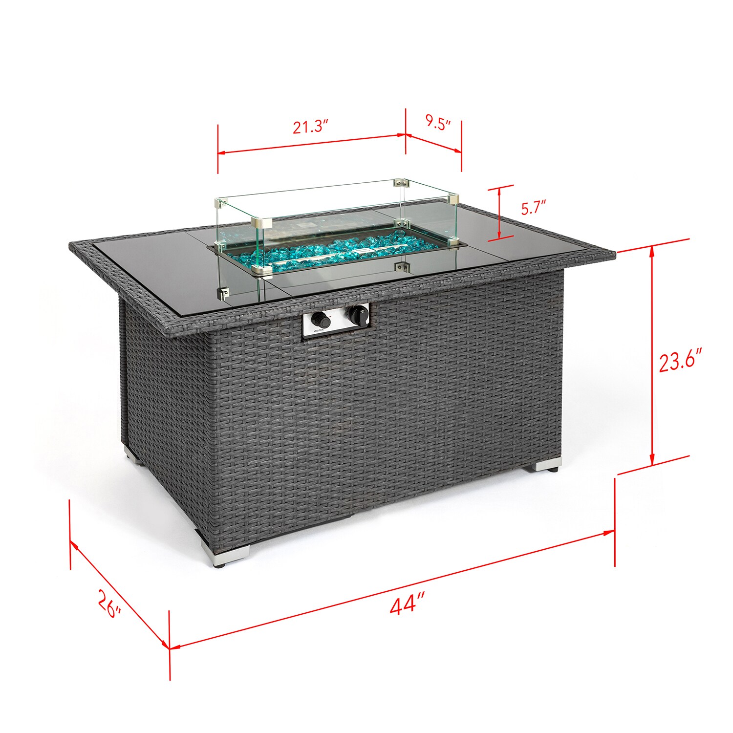 SINOFURN SYA640023BN Outdoor-Gas-Firepits - View #2