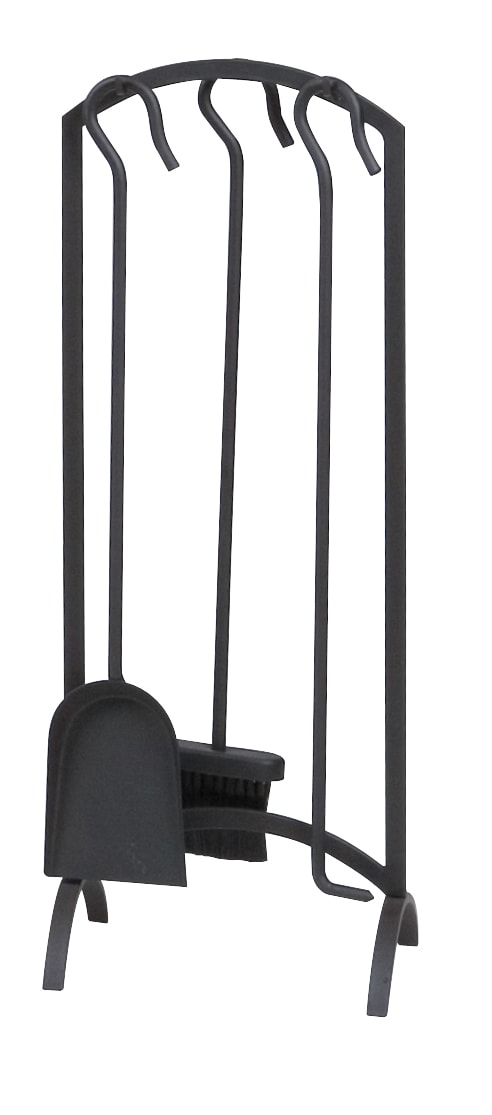  15959 4 -Piece Steel Fireplace Tool Set