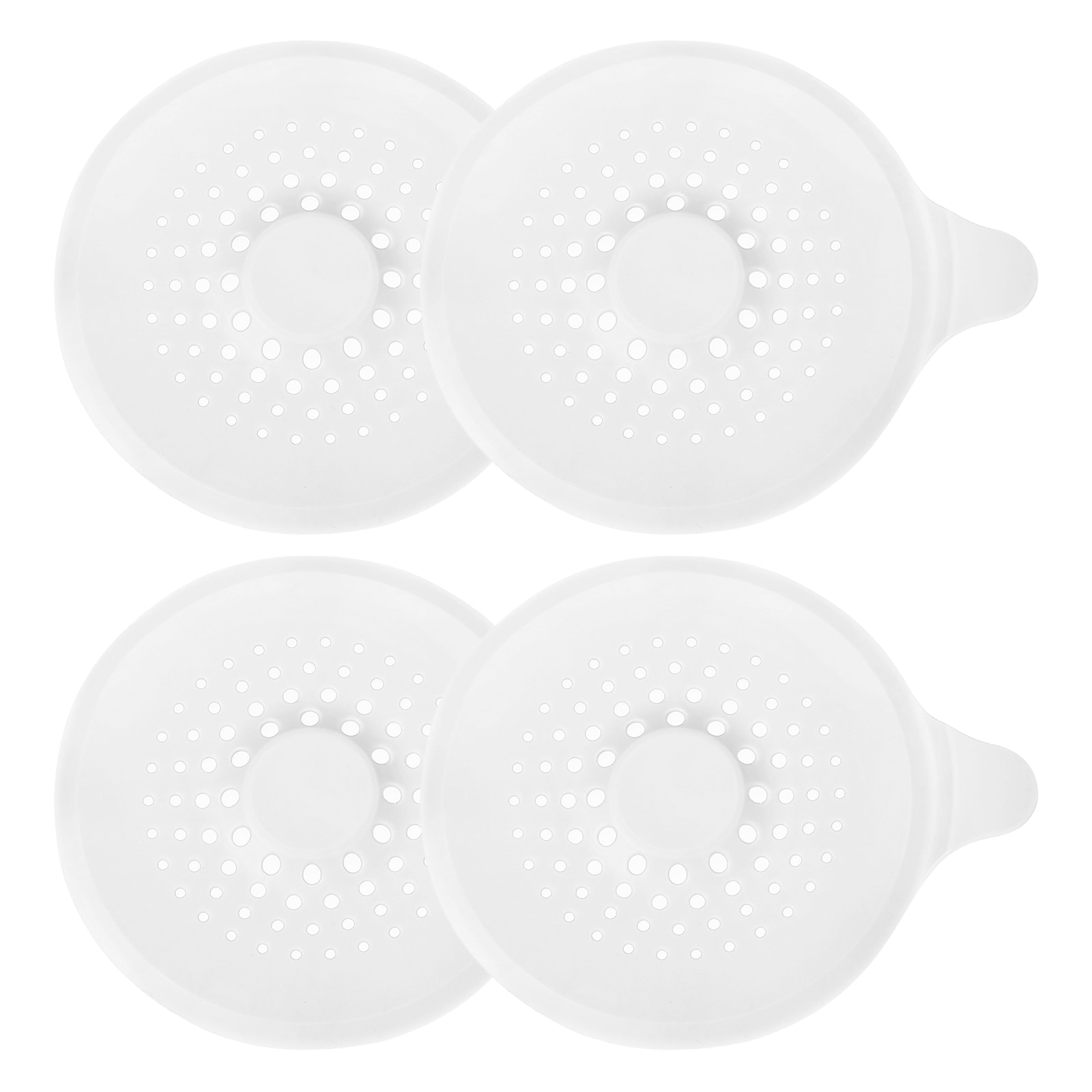 Unique Bargains - Hair Drain Catcher 5.51inch Tub Drain Covers Drain Protector with Handle Suctio...