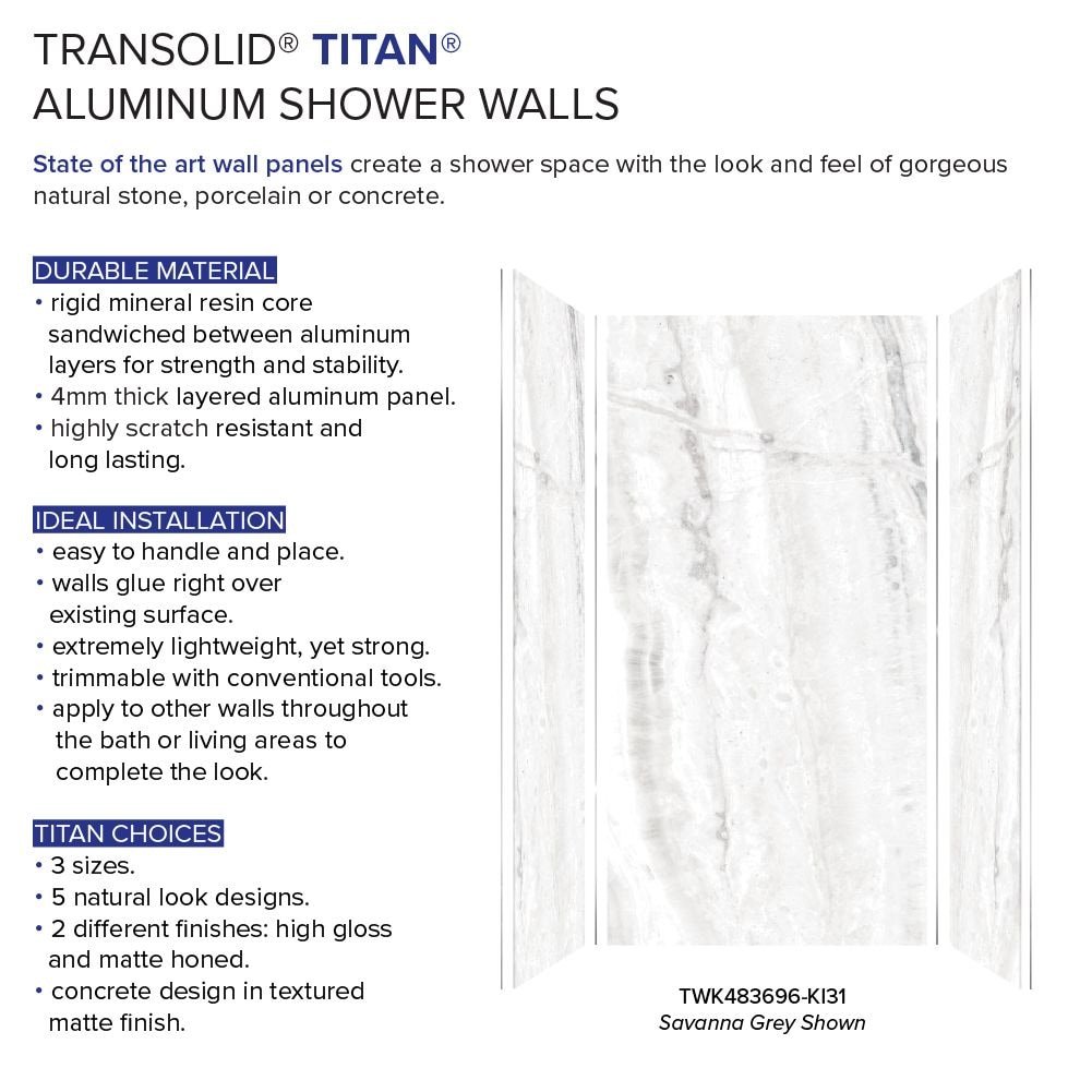 Transolid TWK483696-KI31H Shower-Wall-Surrounds - View #5