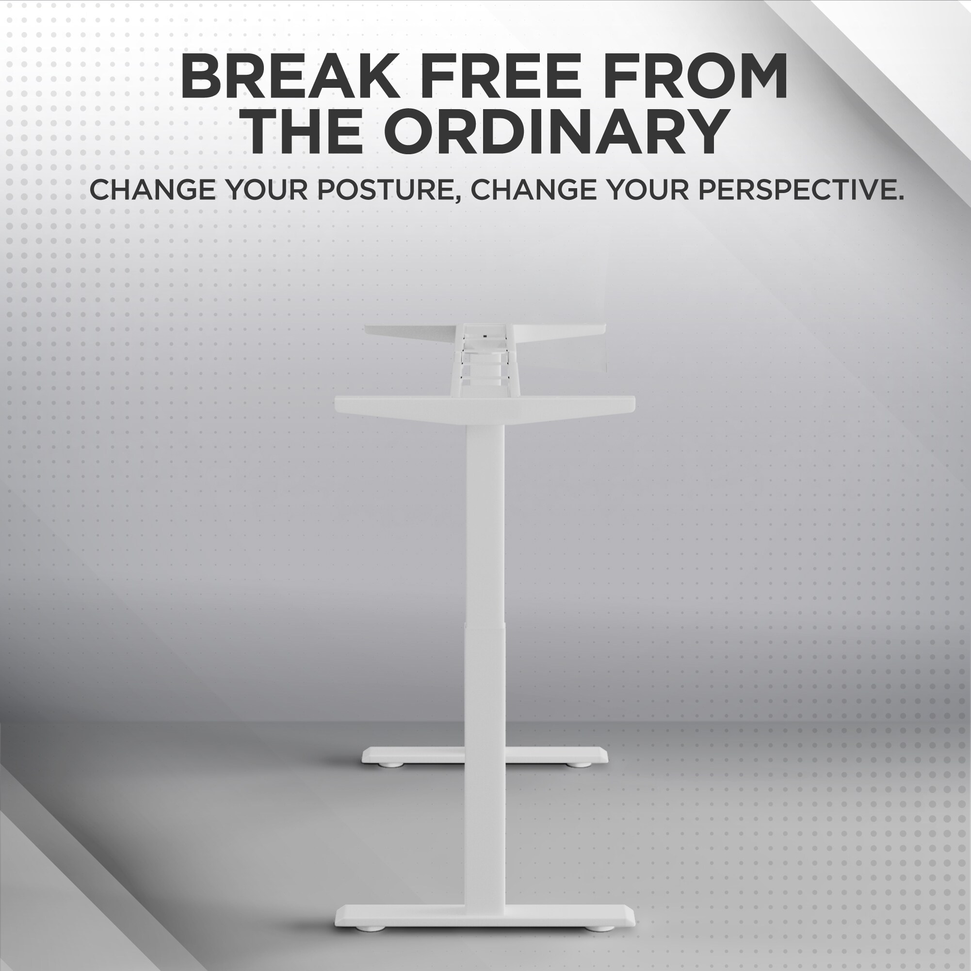 Uncaged Ergonomics RUW desks - View #2