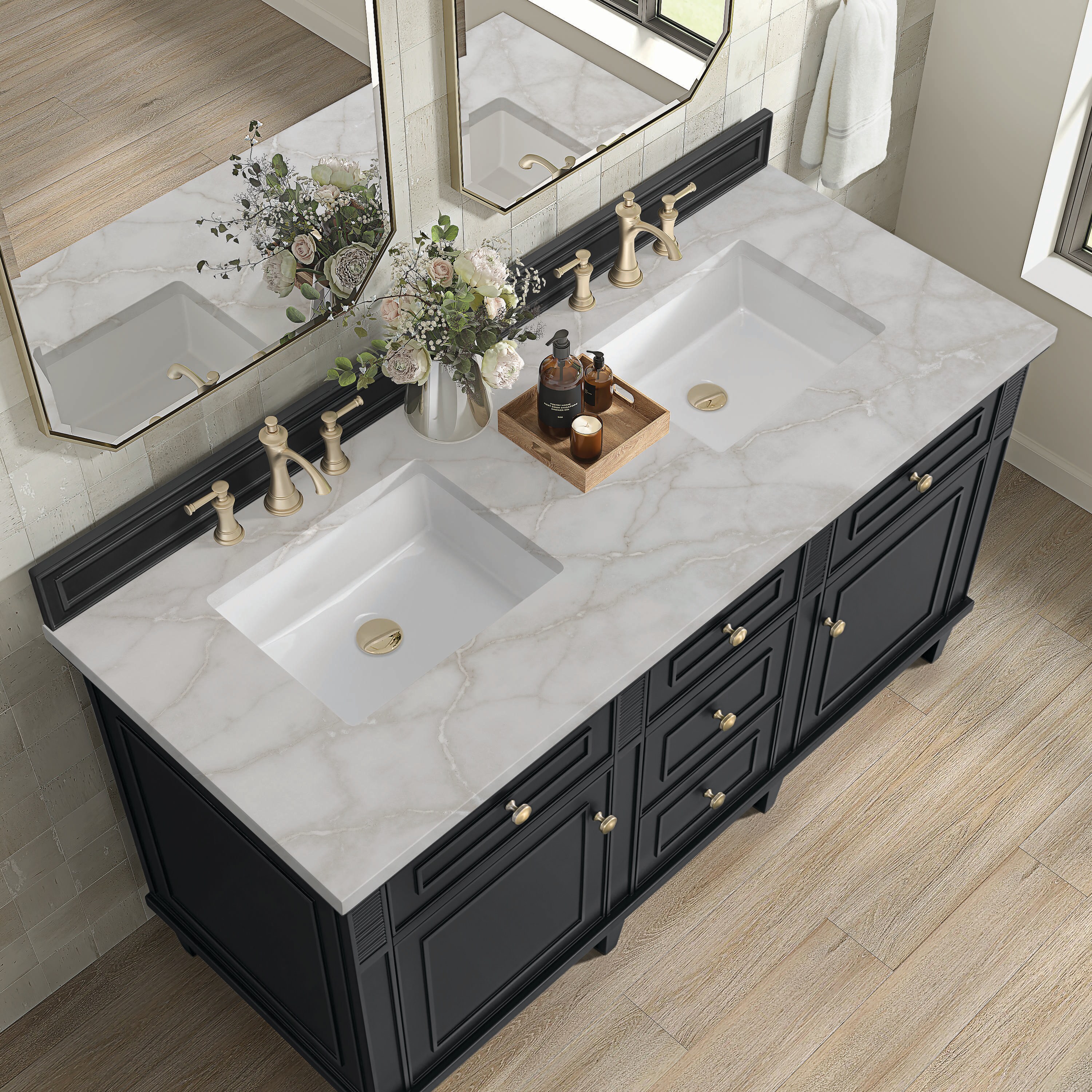 James Martin Vanities 424-V60D-BKO-3VSL Bath-Vanity-Combo - View #5