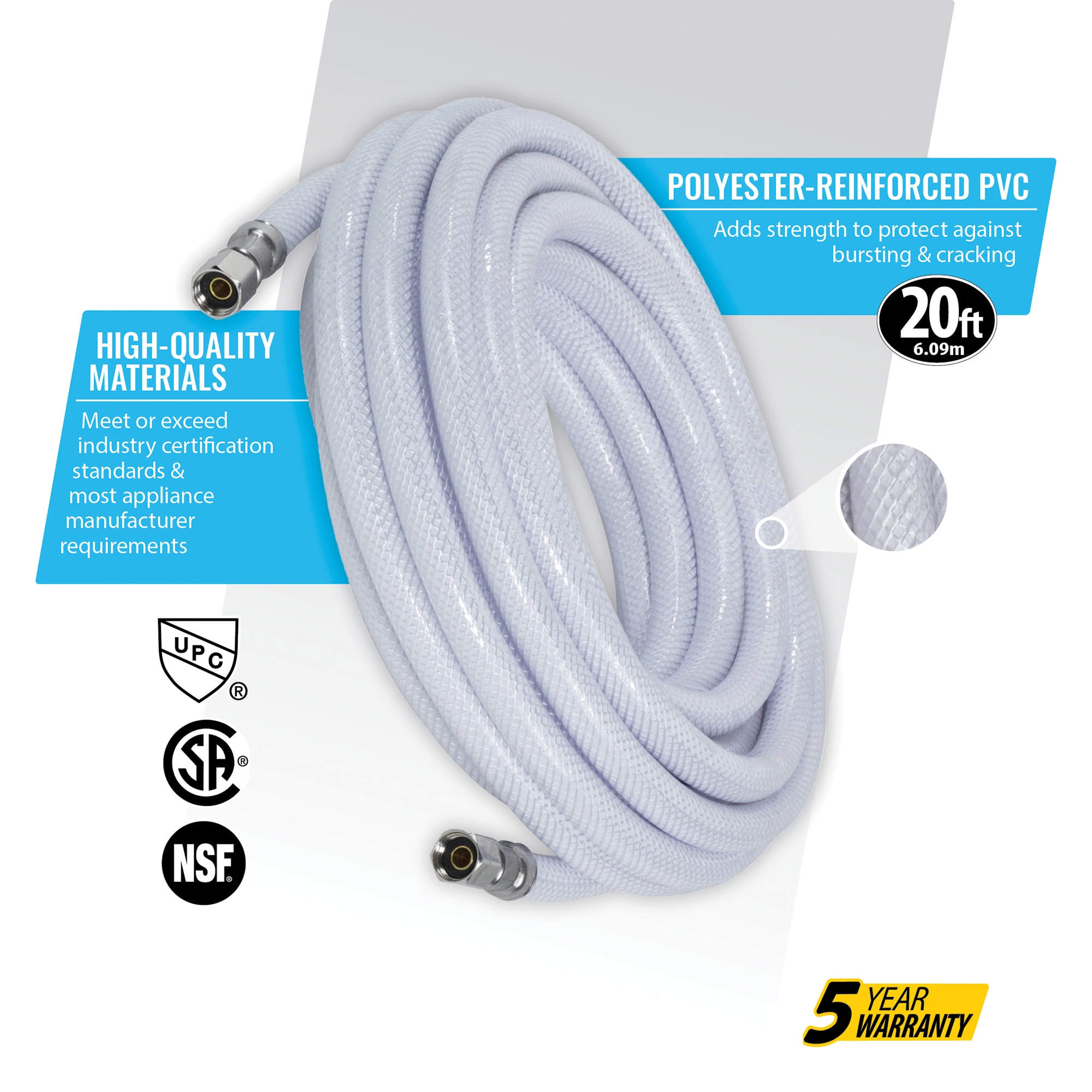 Certified Appliance Accessories IM240P Appliance-Supply-Line-Drain-Hose - View #6
