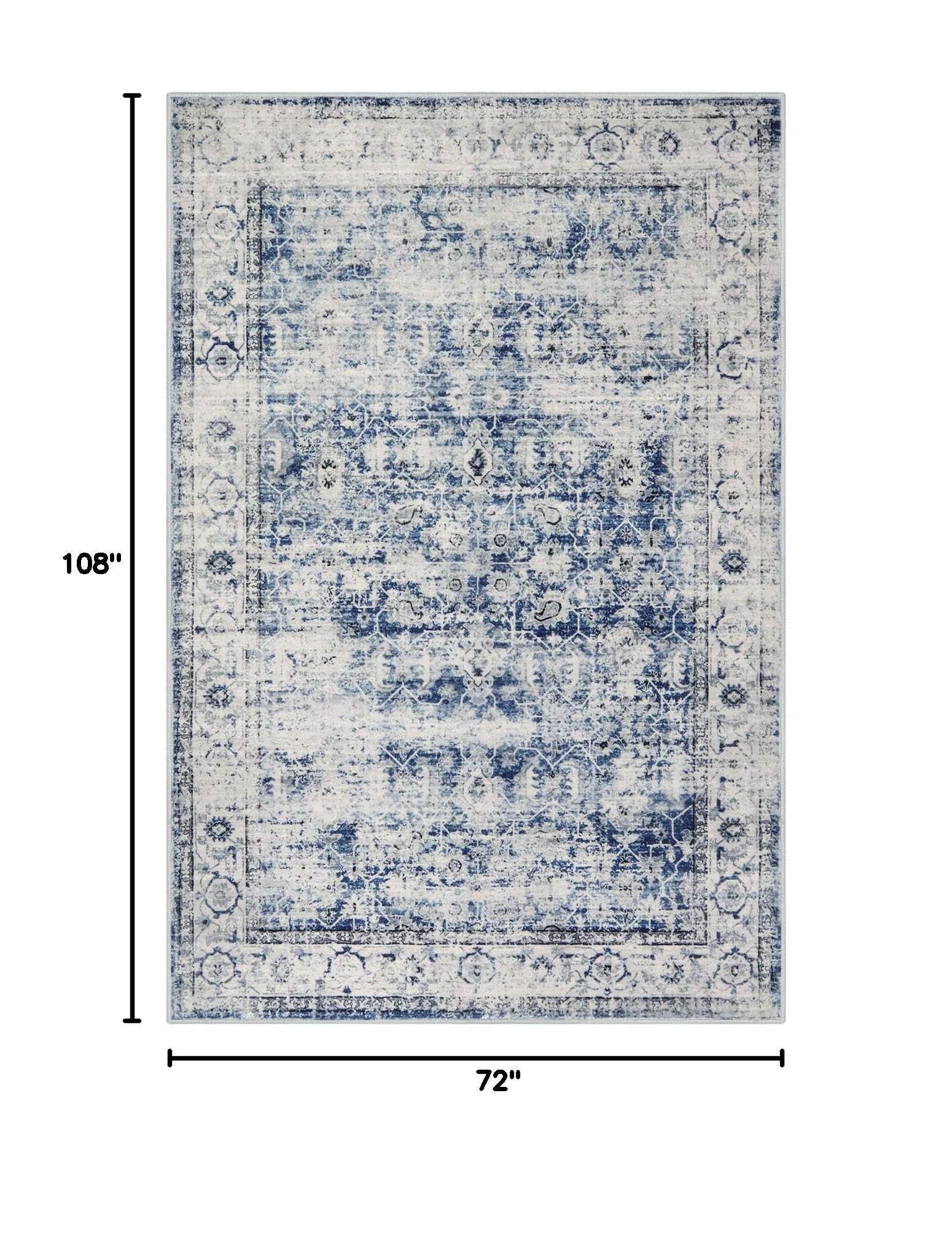 Lahome AR-ZZR-006-BL3 rugs - View #3