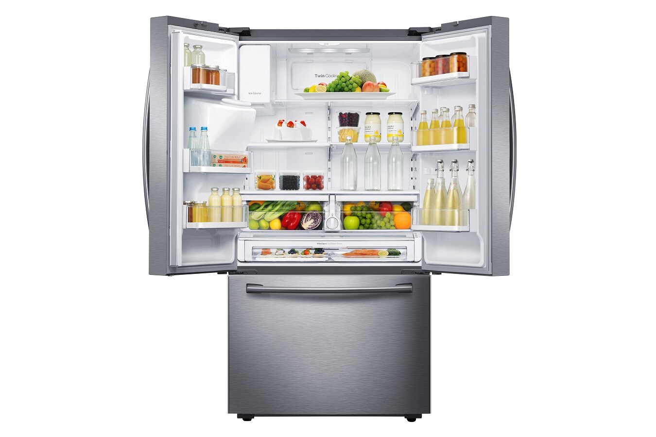 Hamilton Beach HBF1662 RFR725 French Door Full Size Refrigerator with  Freezer Drawer, 16.6 cu ft, Stainless for Sale in El Monte, CA - OfferUp