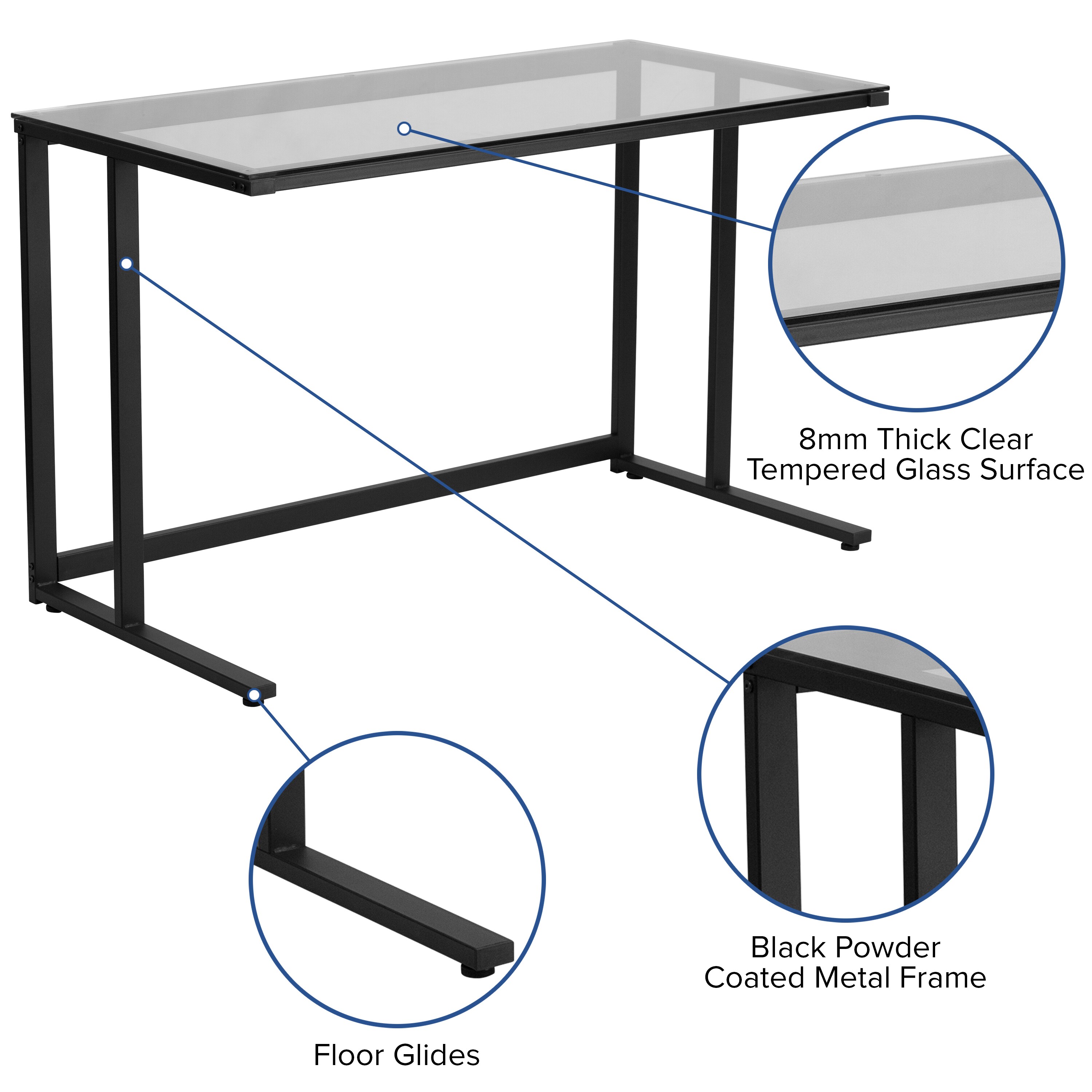 Flash Furniture 889142003632 desks - View #5