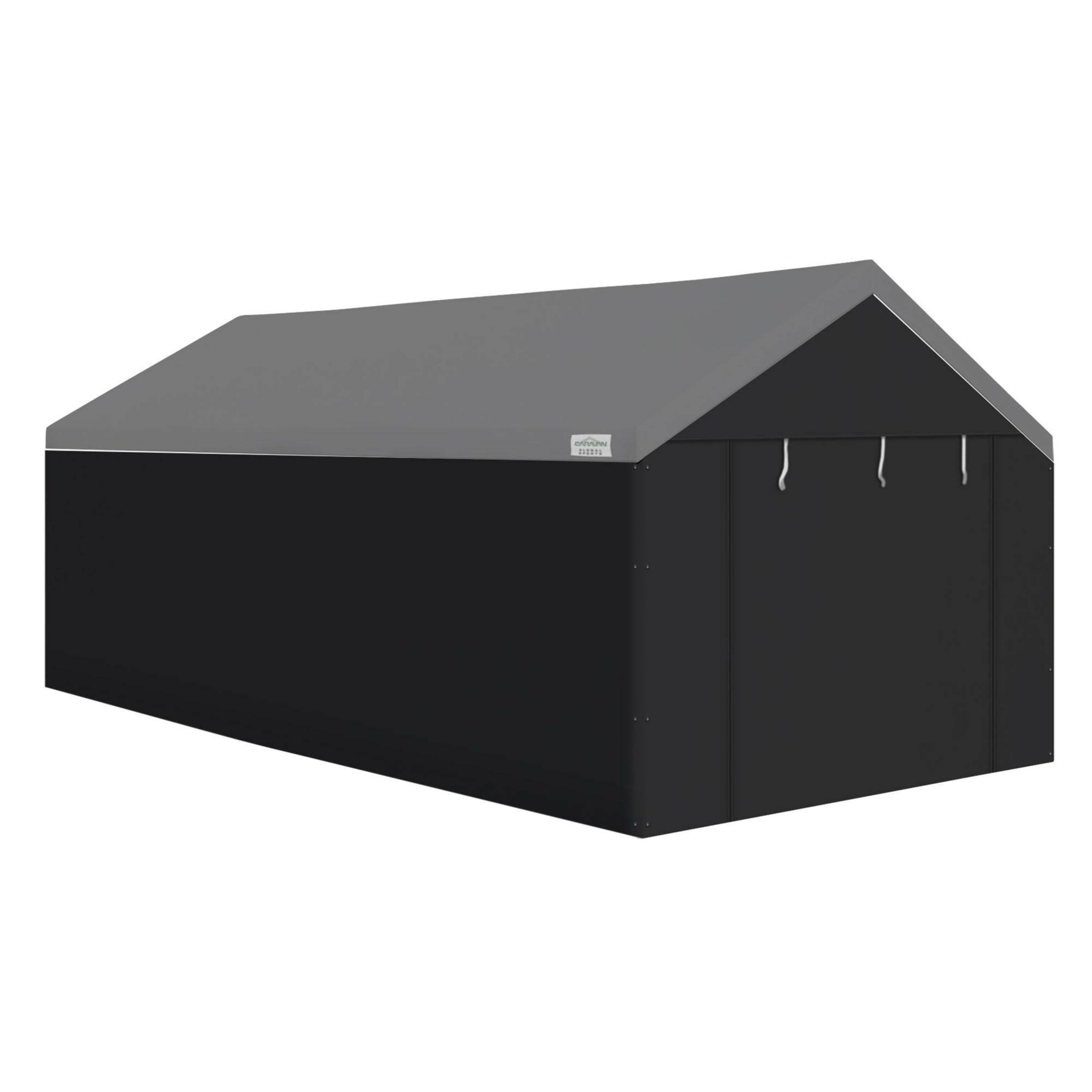 Caravan Canopy 98113 9.7-Feet x 9.7-Feet Rectangle Black Standard canopy