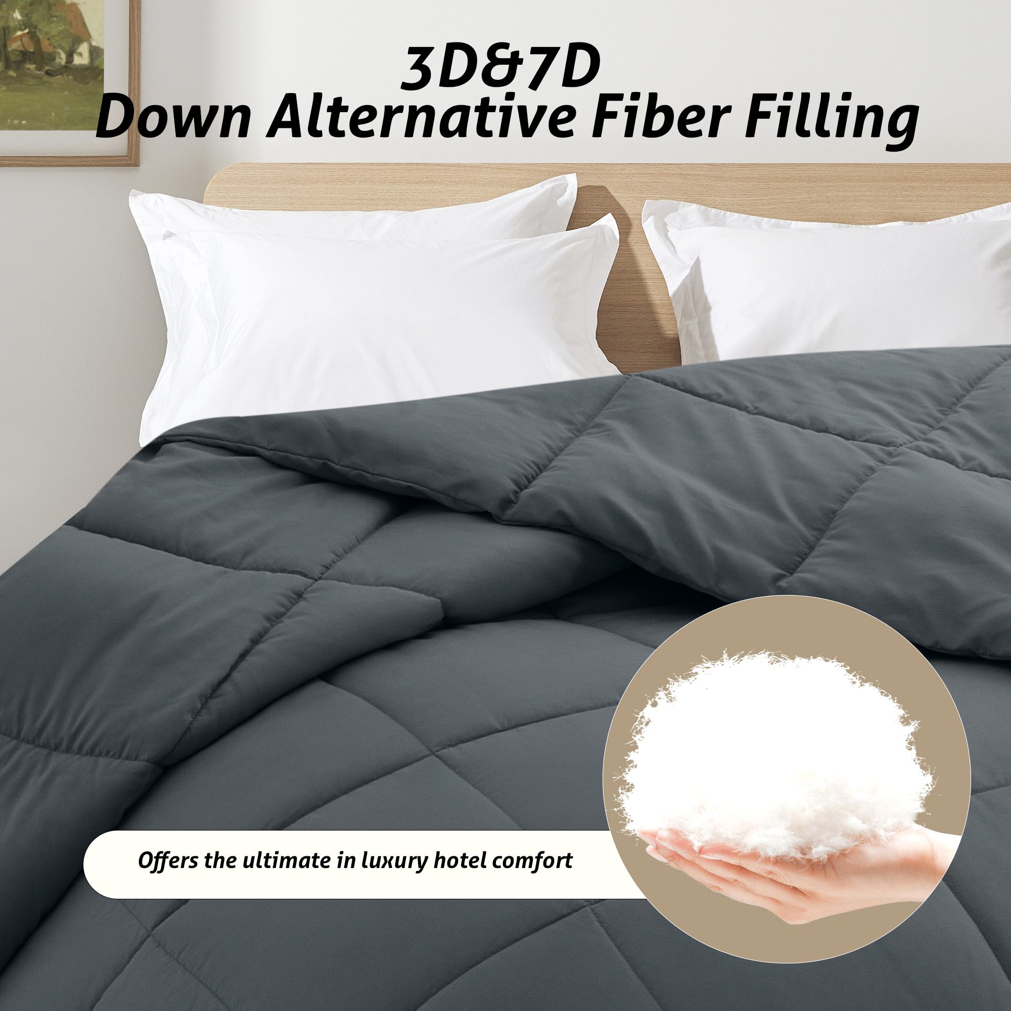 VOUA SAF-YSMHXB-GYQ Comforters-And-Bedspreads - View #5