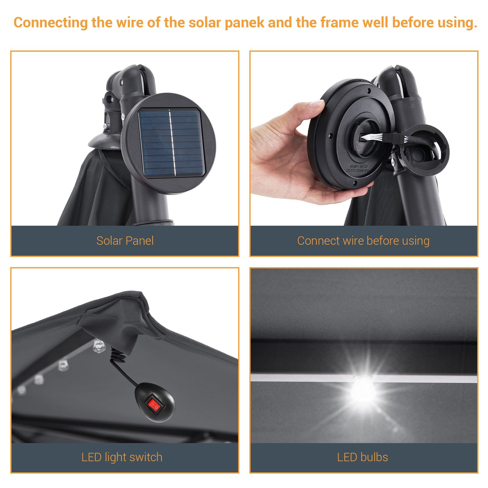 Sonkuki SD-R10A-LED Umbrellas-2 - View #6