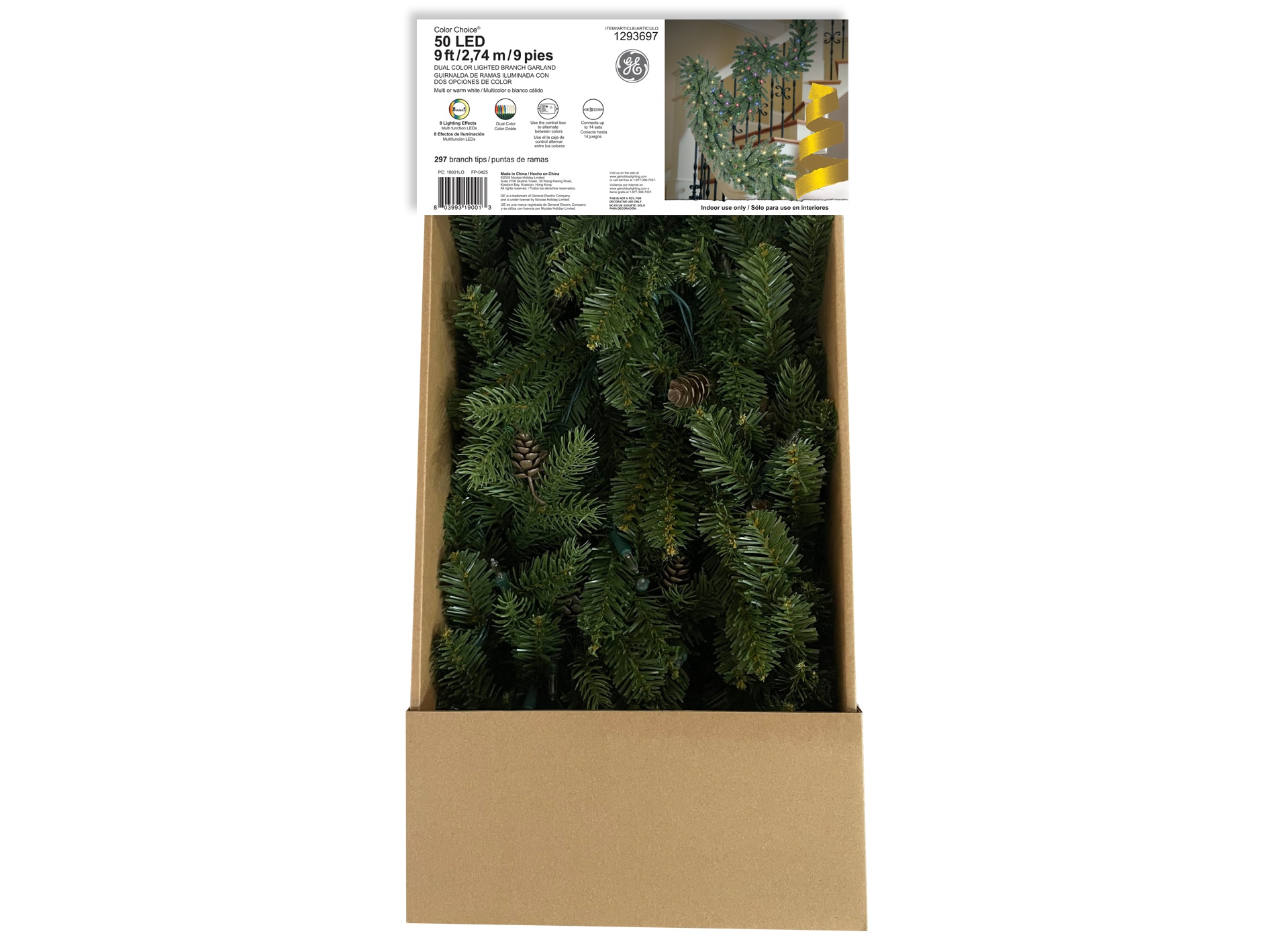 GE 19001LO Artificial-Christmas-Garland - View #11