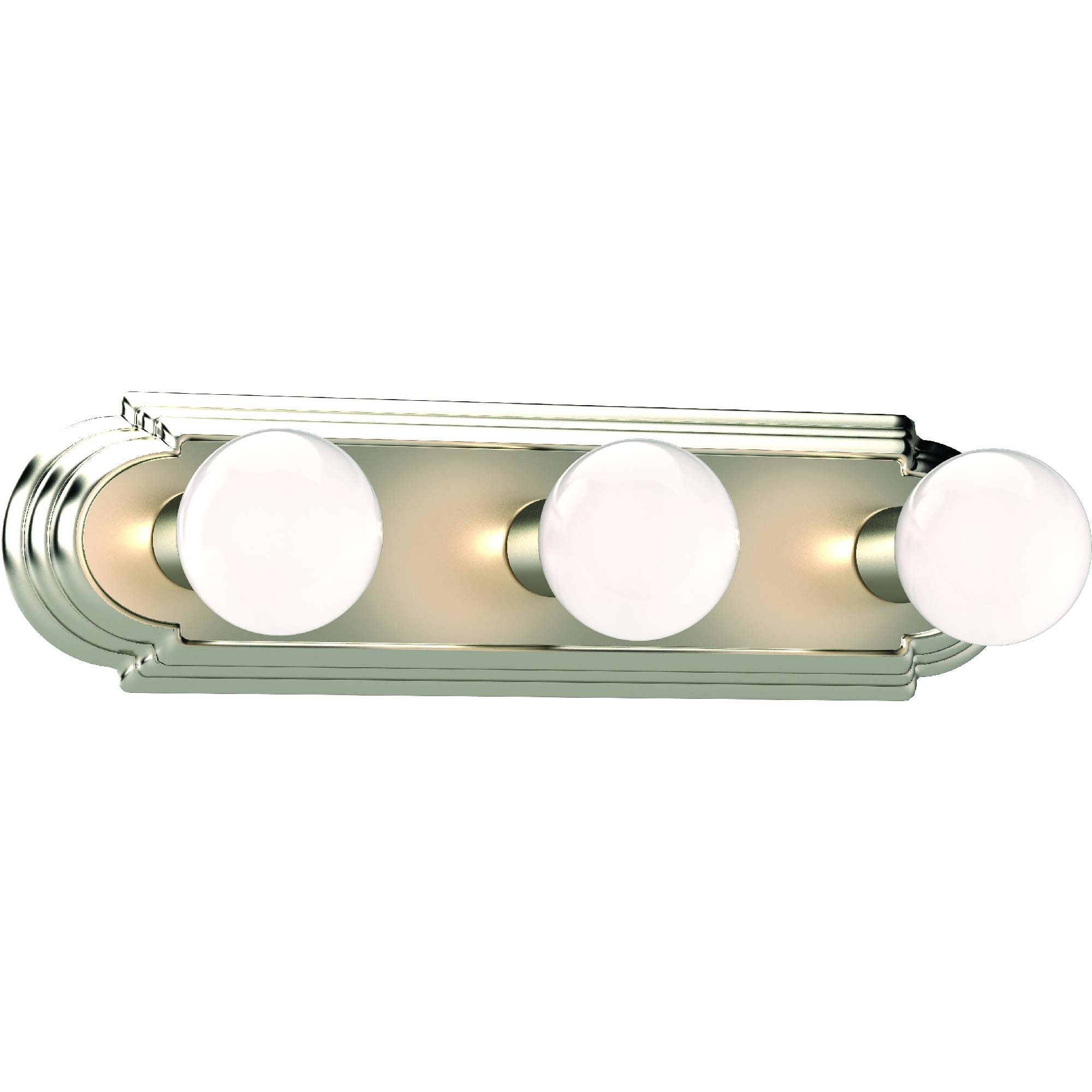 Brushed Nickel 18" Traditional Vanity Light Bar