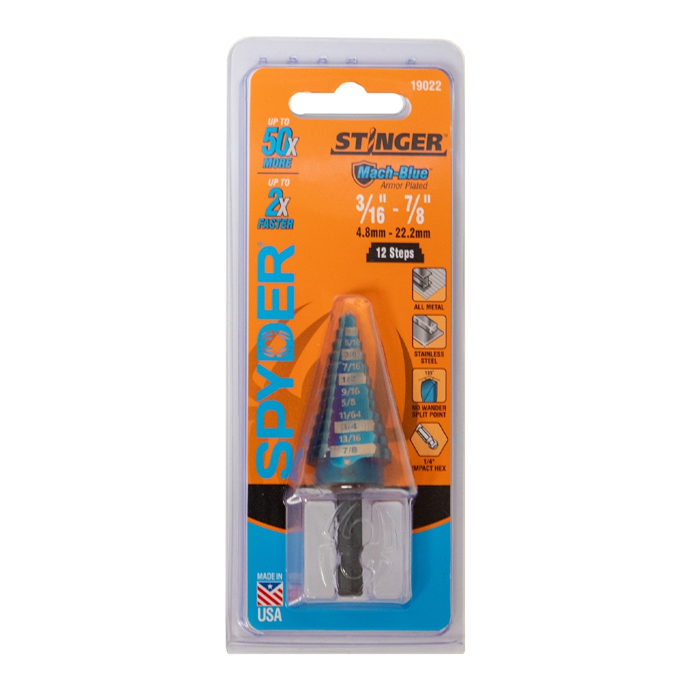 Spyder 19022 Metal-Step-Drill-Bits - View #8