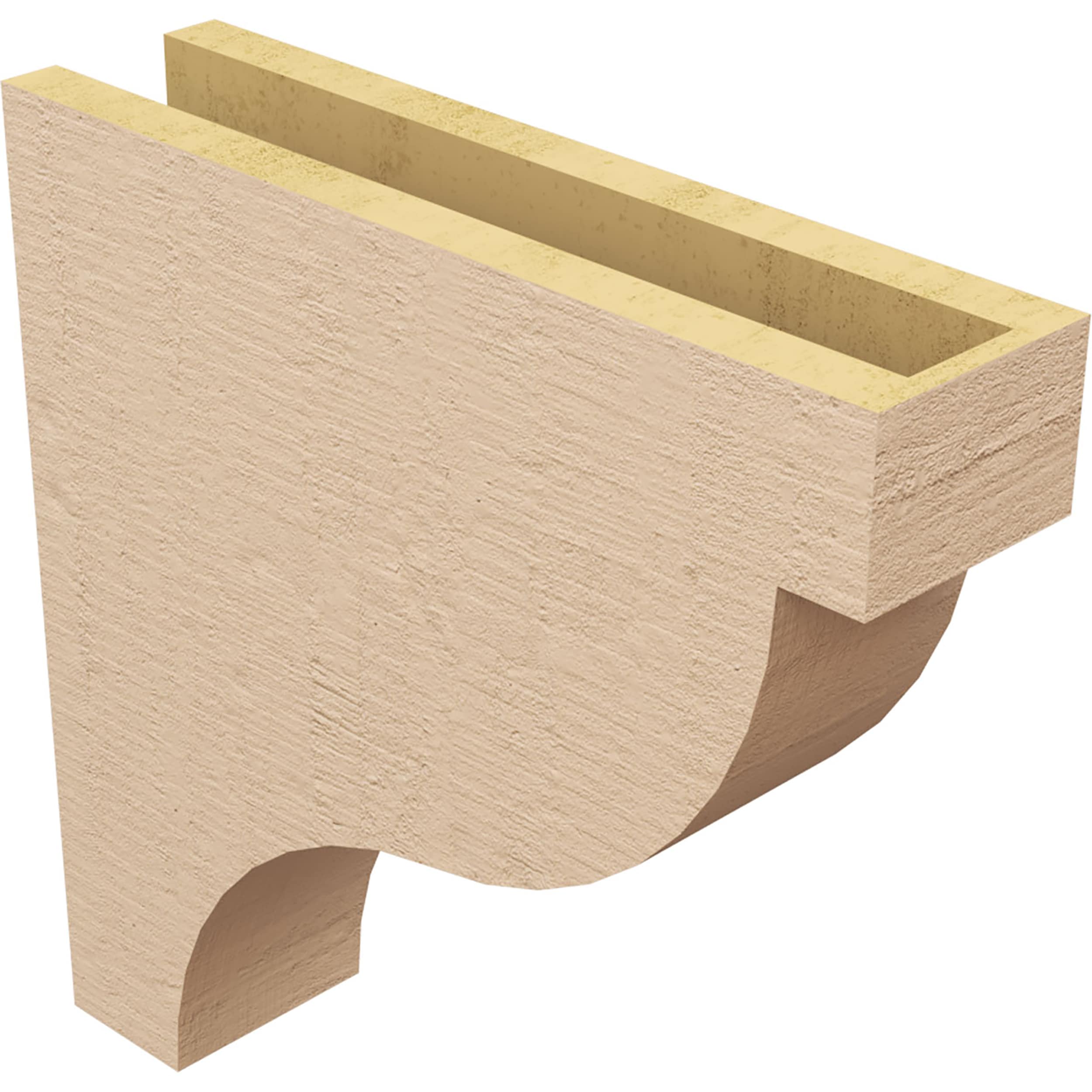 Ekena Millwork CORU04X16X16GARRCPR corbels - View #5