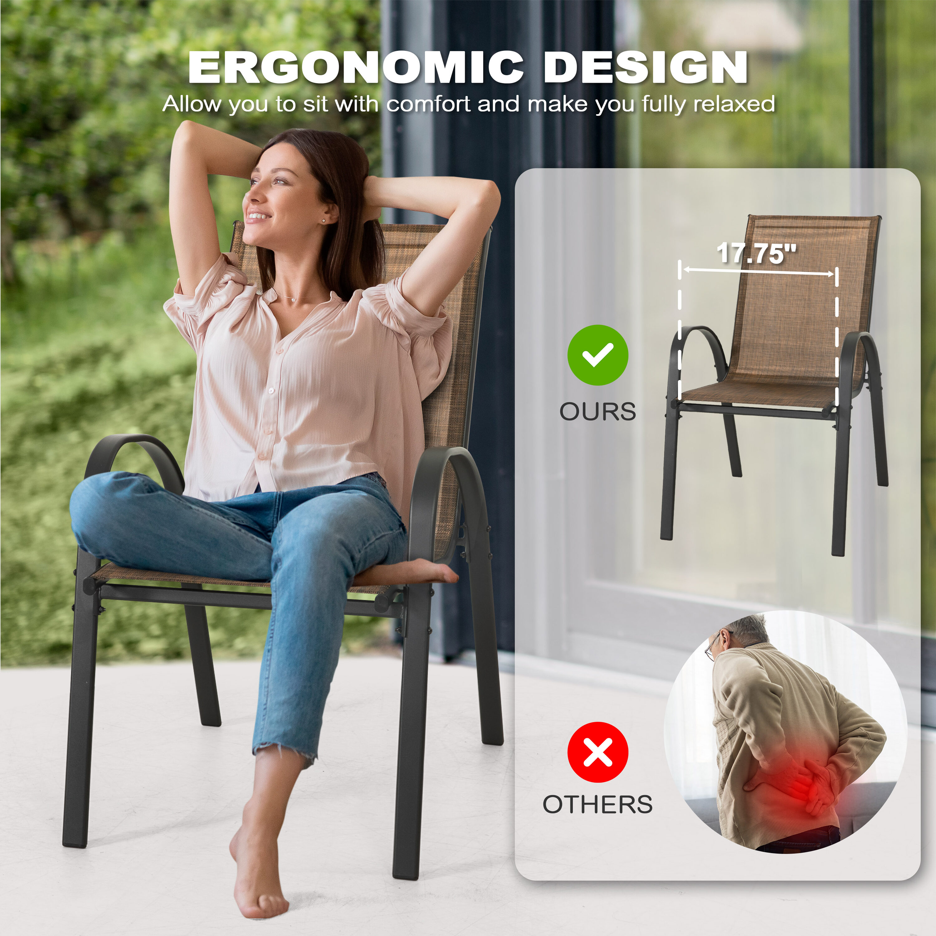 Nuu Garden DS201 Patio-Chairs - View #3