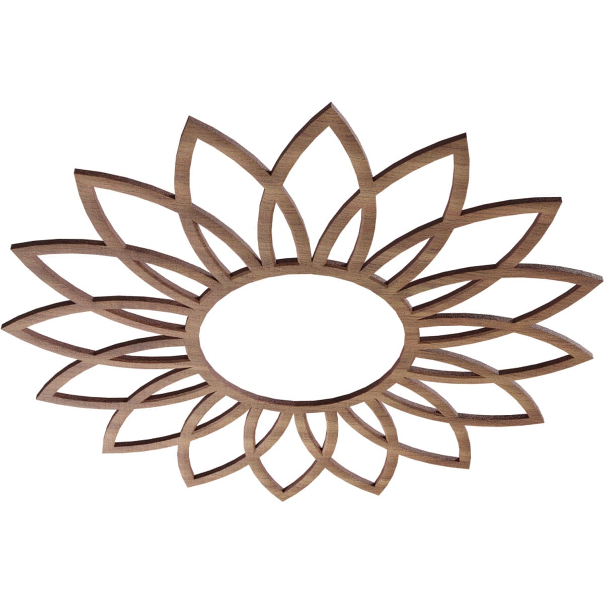 Ekena Millwork CMWP20X20X0375DAWA Ceiling-Medallions - View #2