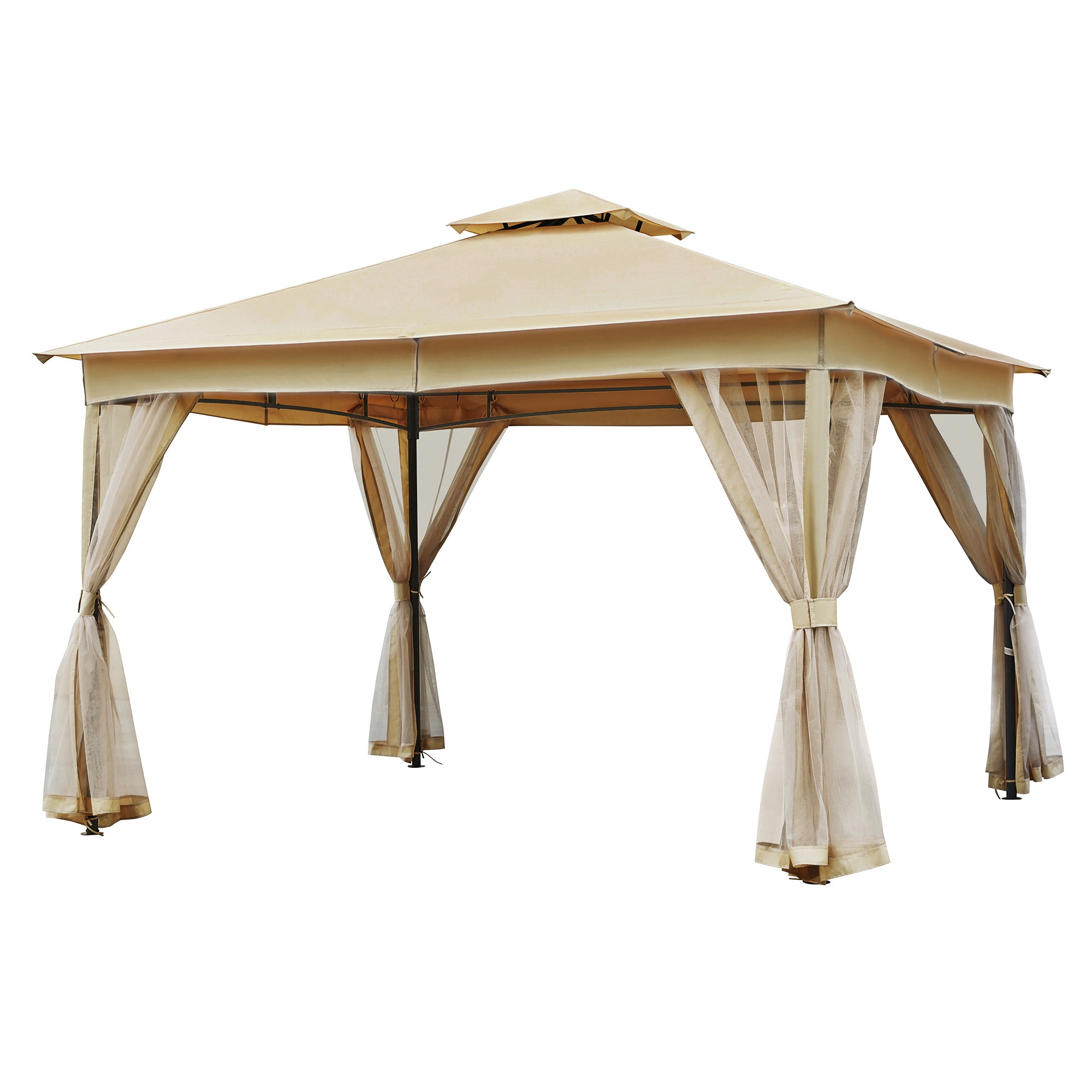SINOFURN SYA990035GY Wood-Resin-Gazebos - View #20