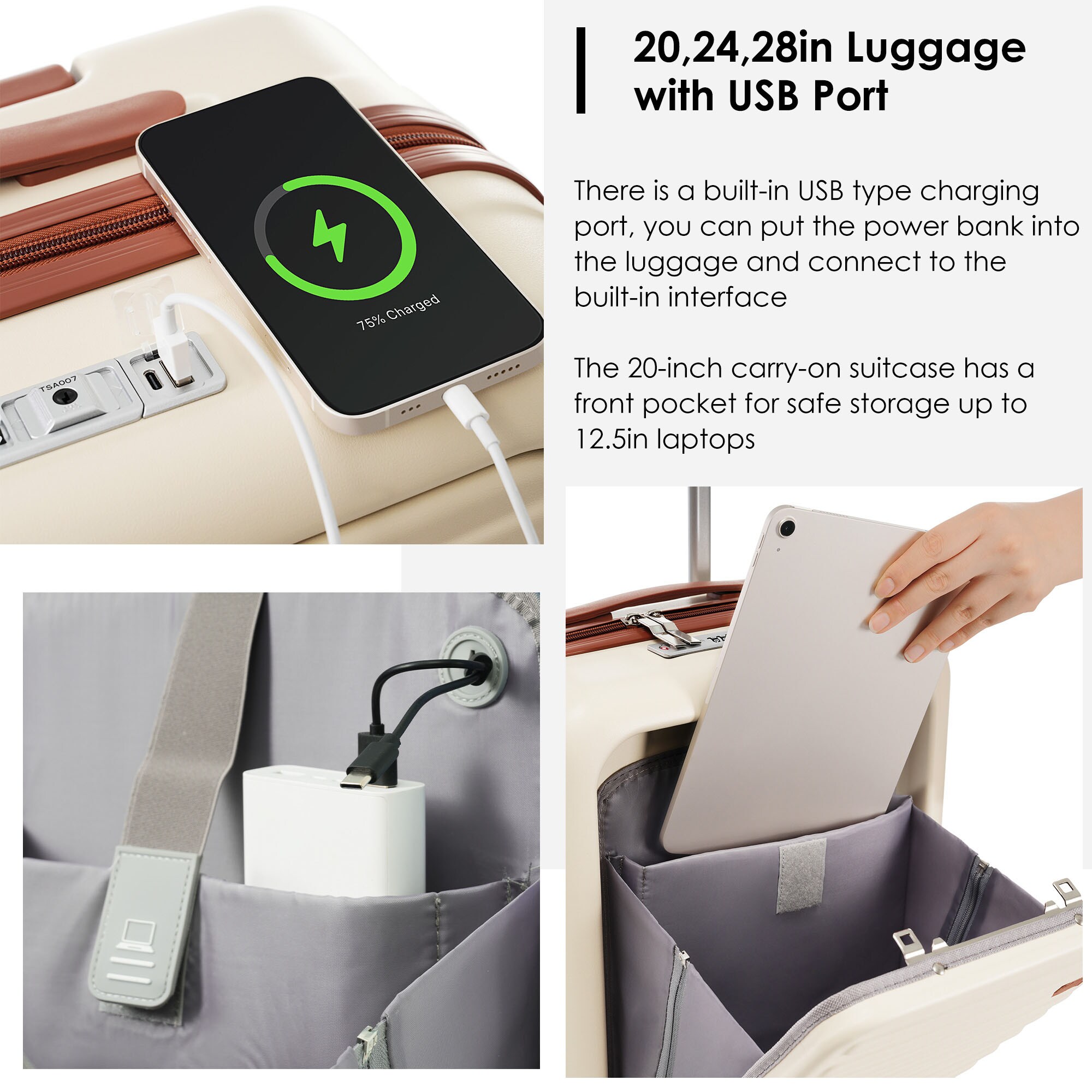 SINOFURN SYD9600009IR Luggage-And-Luggage-Sets - View #9