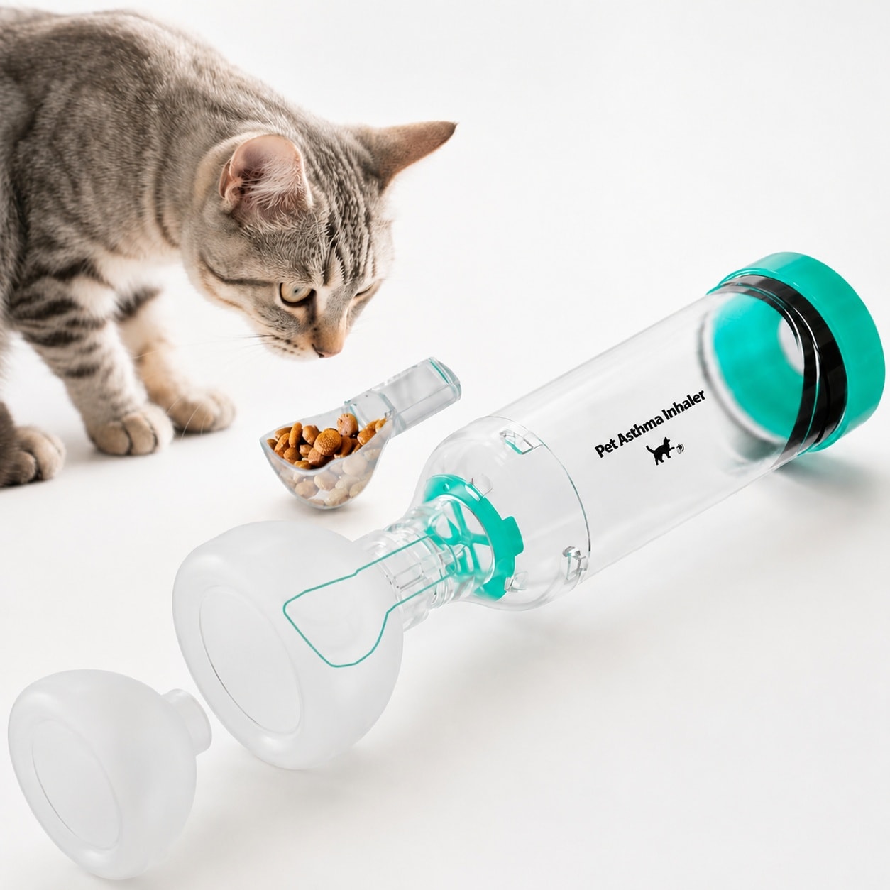 Oyezvary Cat Inhaler Spacer with Panic Soother and Sensitive Flow ...