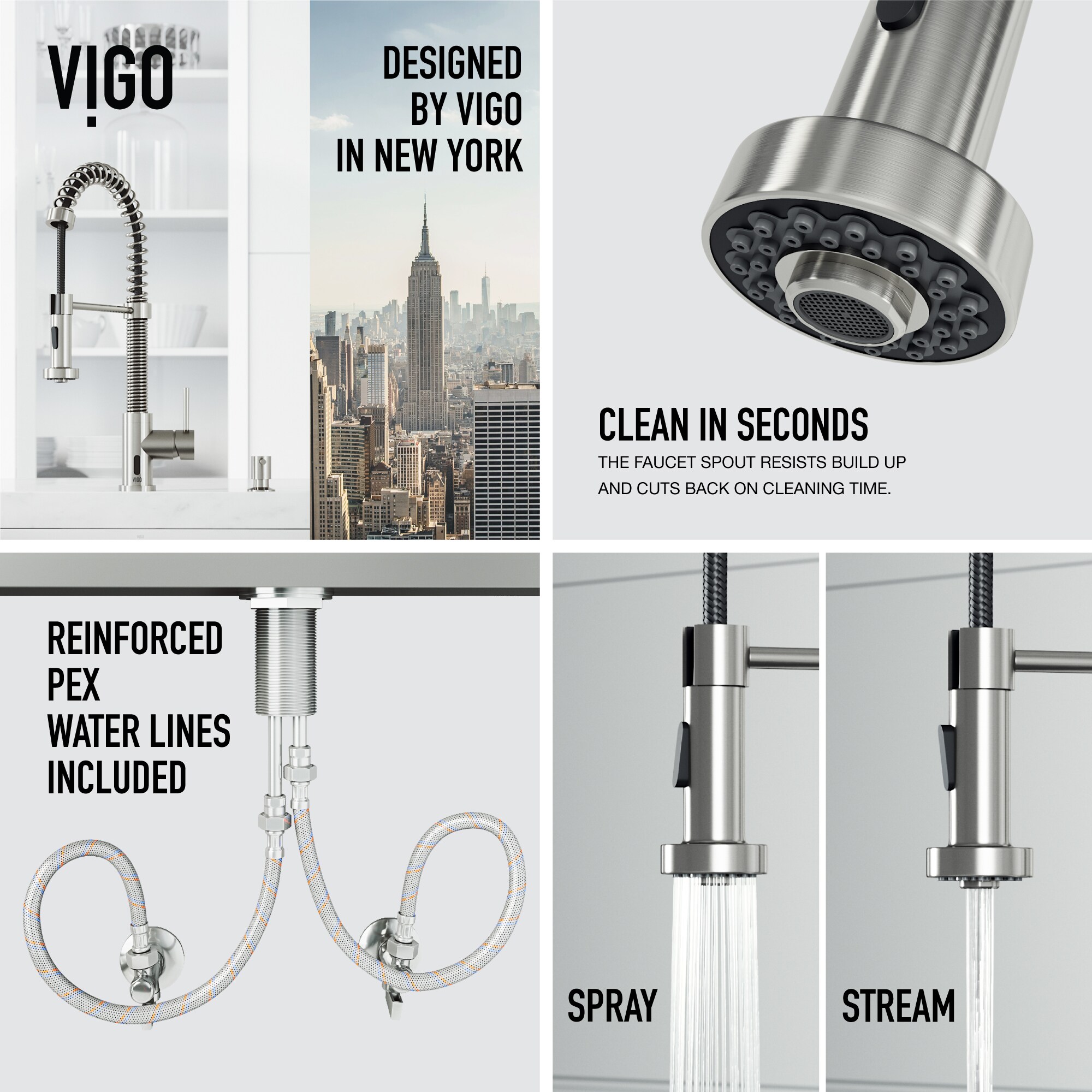 VIGO VG02001STSK2 Kitchen-Faucets - View #6